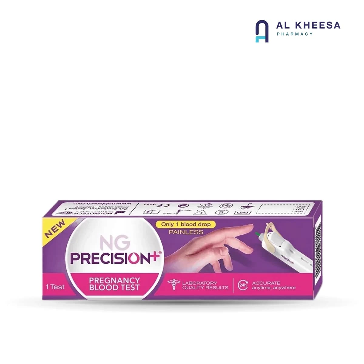 NG Precision+ Pregnancy Blood Test Kit – Rapid hCG Detection for Early Pregnancy