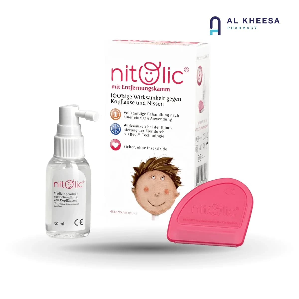 Nitolic Anti-Lice Treatment Kit – Complete Solution with Fine-Toothed Comb