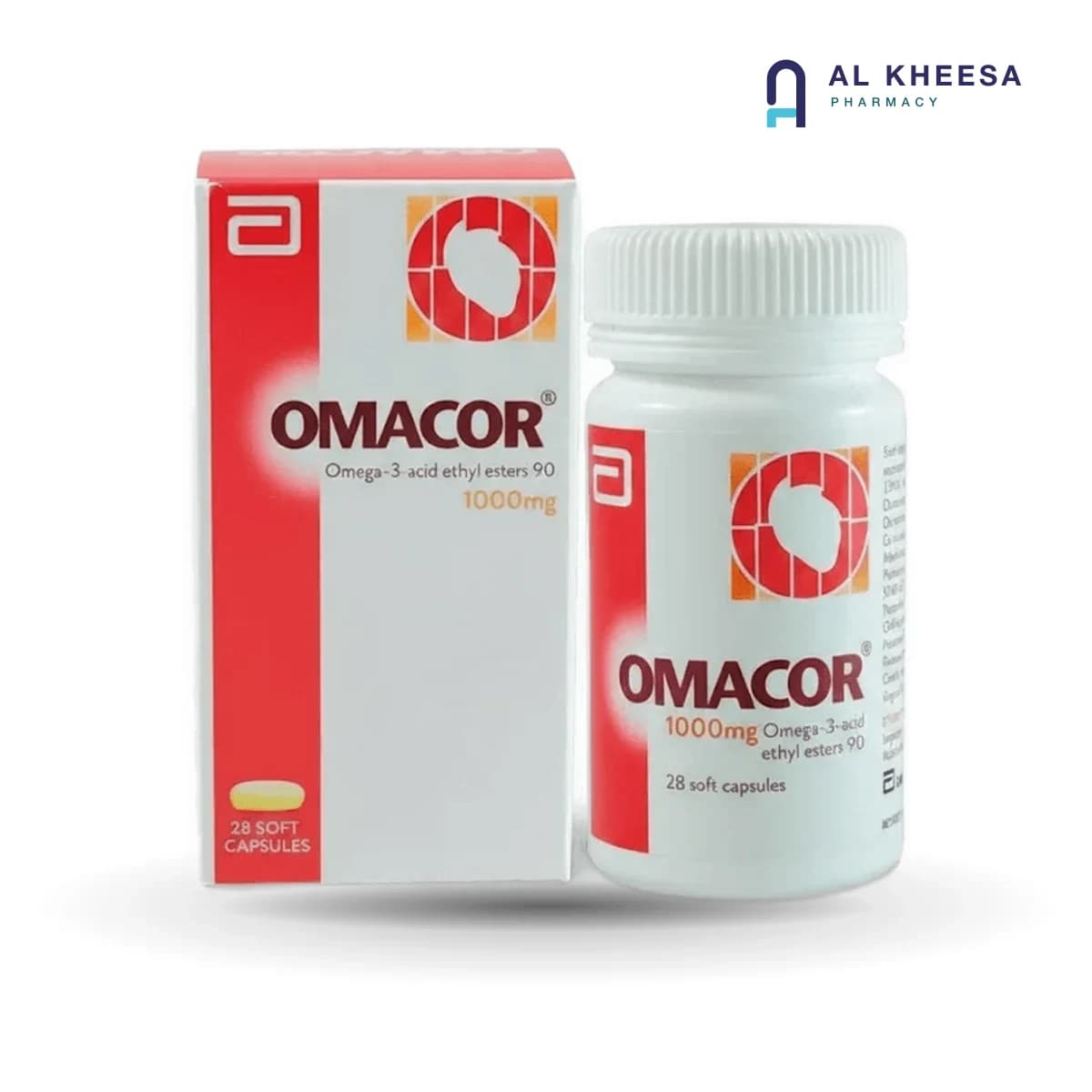 Omacor 1000mg Omega-3 Soft Capsules – 28 Softgels
