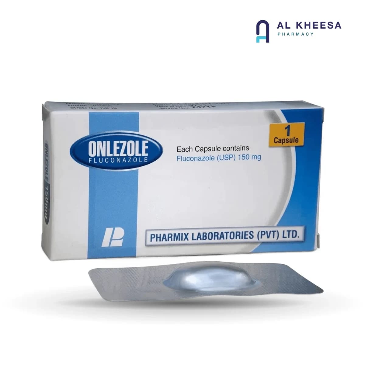 Onlezole 150mg Capsule – Antifungal Medication (Fluconazole) 1 Capsule
