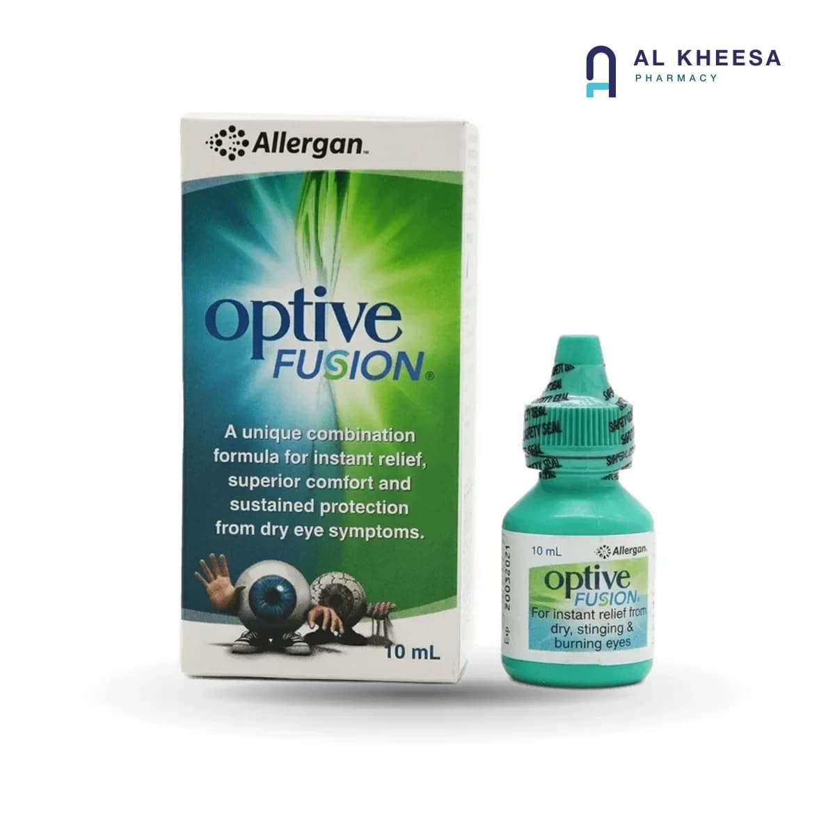 Optive Fusion Eye Drops 10ml – Advanced Dry Eye Relief & Lubrication