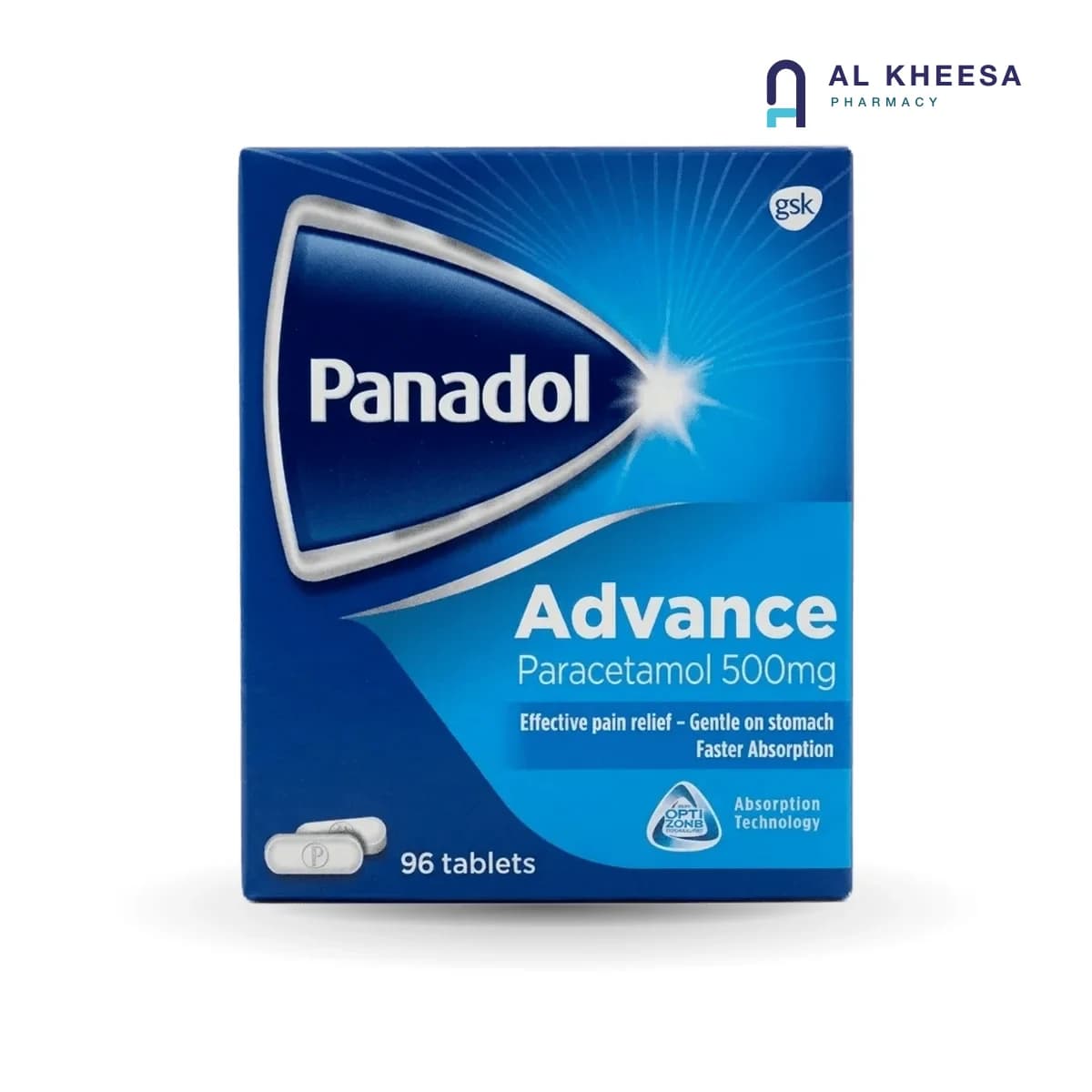 Panadol Advance 500mg Tablets 96s – Fast-Acting Pain & Fever Relief