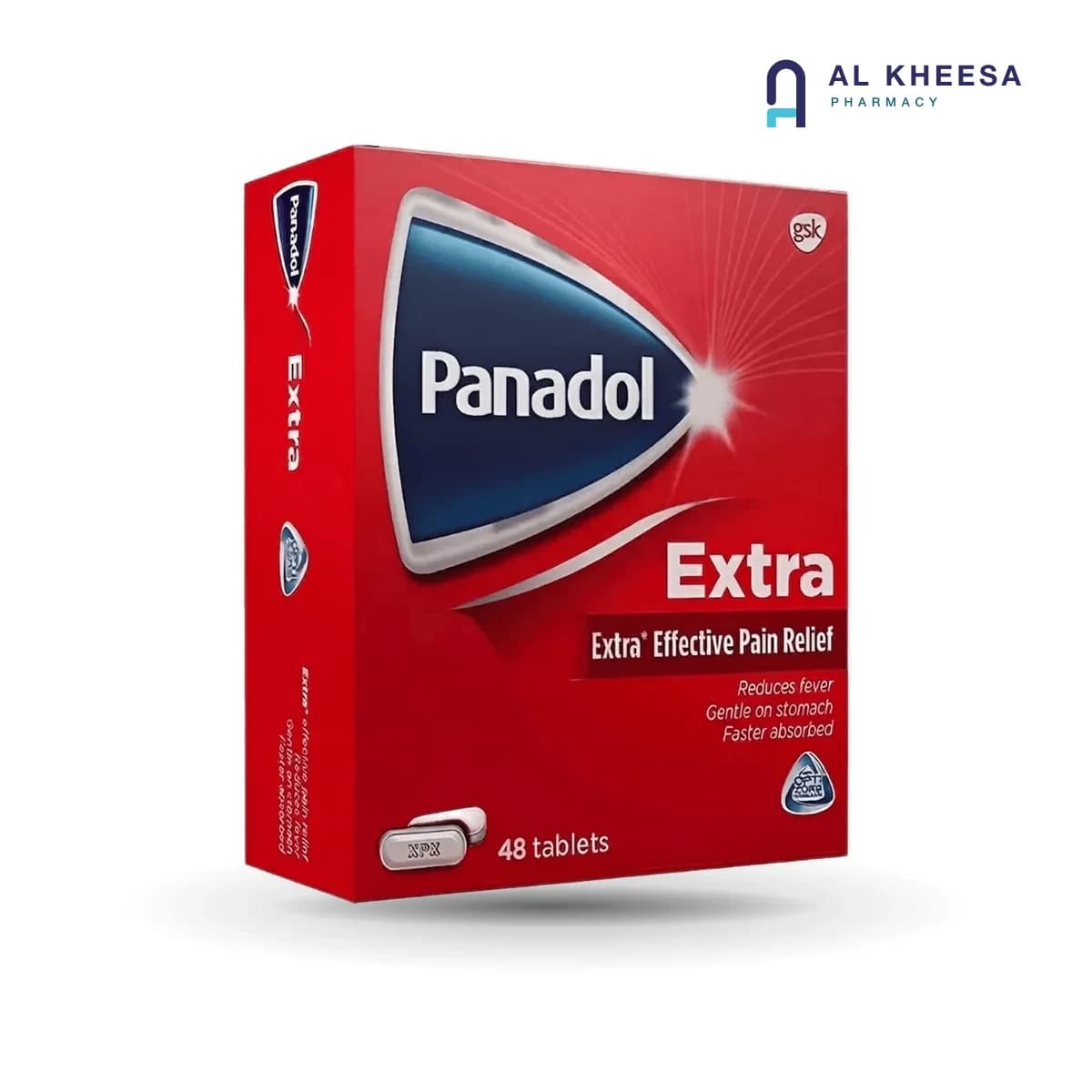 Panadol Extra Optizorb Tablets 48s – Enhanced Pain Relief with Fast Absorption