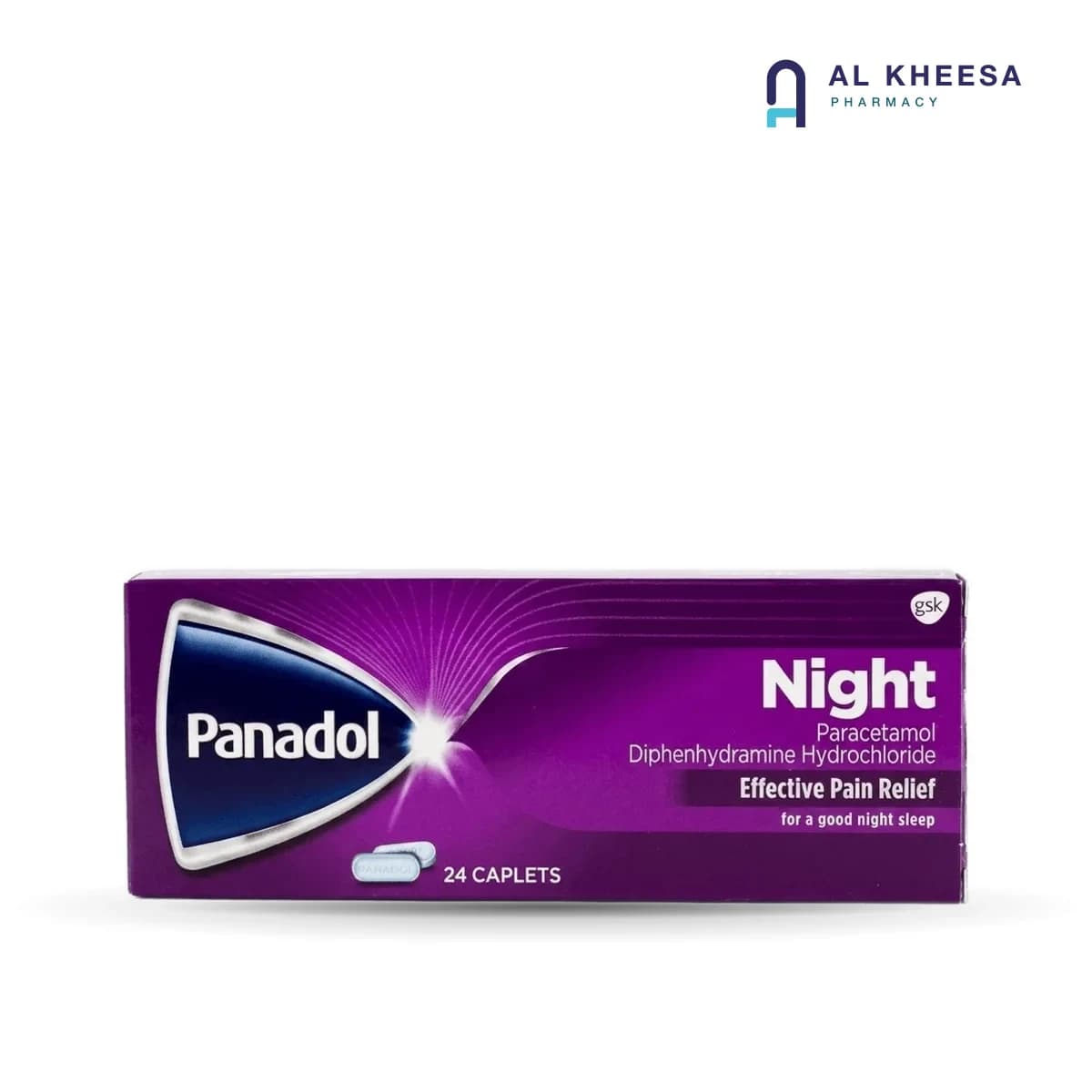 Panadol Night Tablets 24s – Night-Time Relief for Pain, Cold & Flu Symptoms