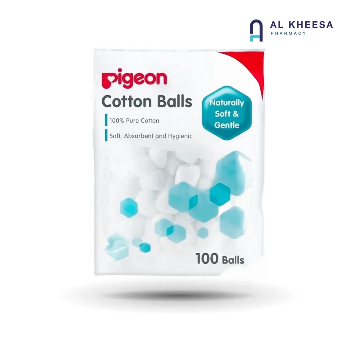 Pigeon Soft Cotton Balls – Gentle & Absorbent Baby Care Cotton, Pack of 100