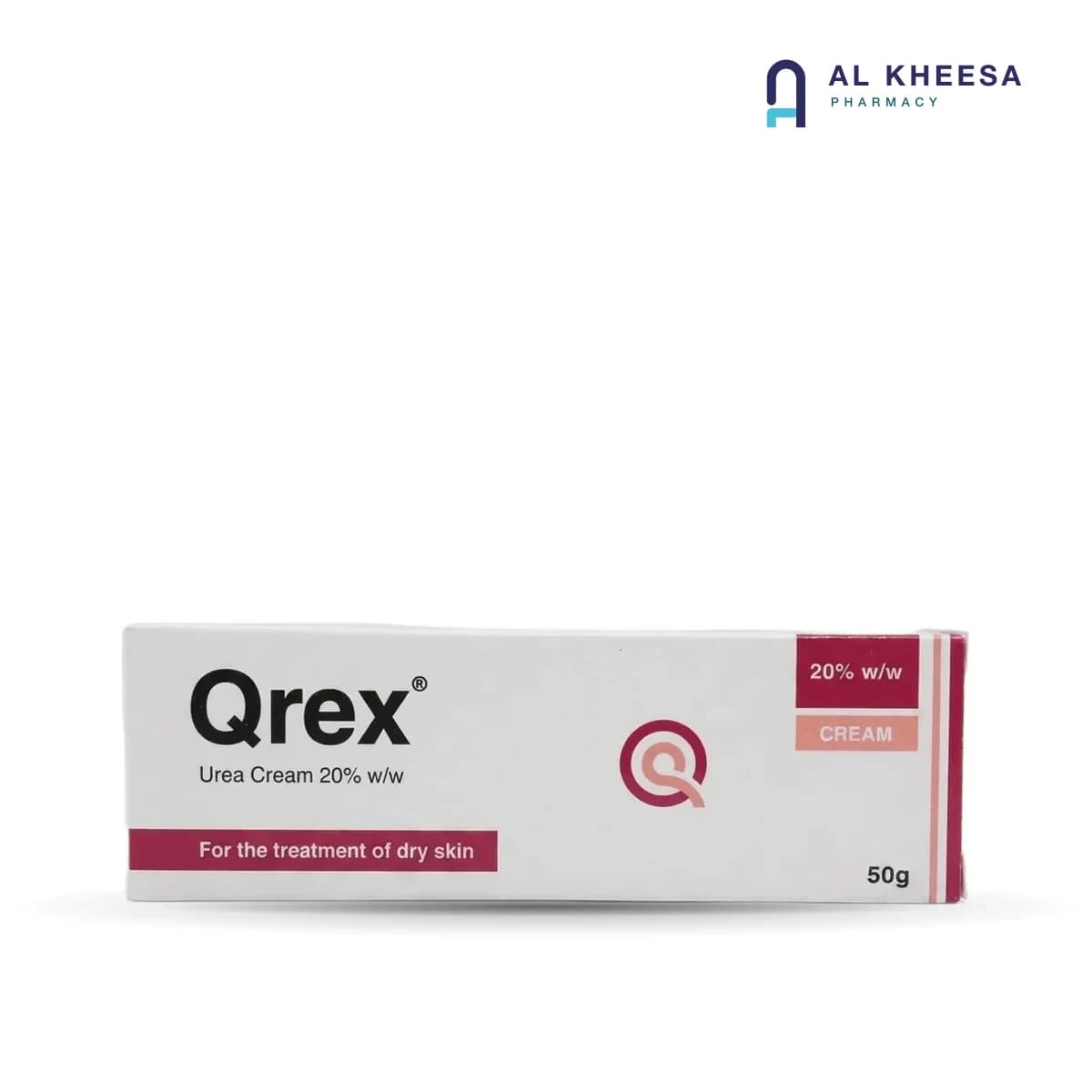Qrex  Urea Cream 20% 50g – Intensive Repair Cream for Very Dry & Rough Skin