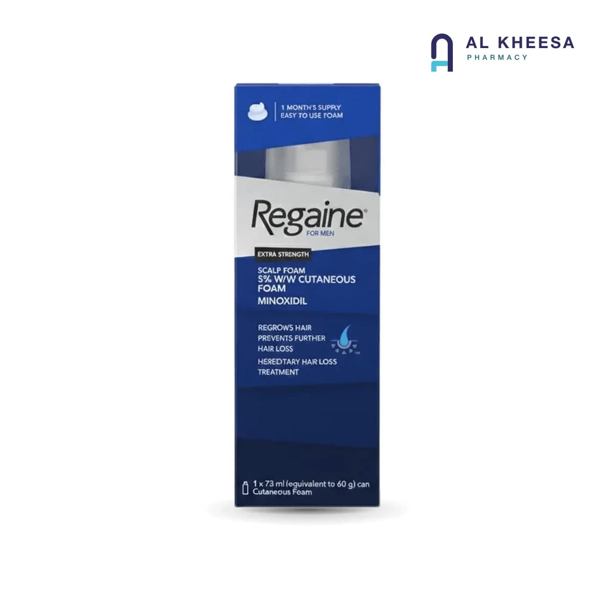 Regaine Men 5% Minoxidil Foam 73 ml – Hair Regrowth Treatment for Men