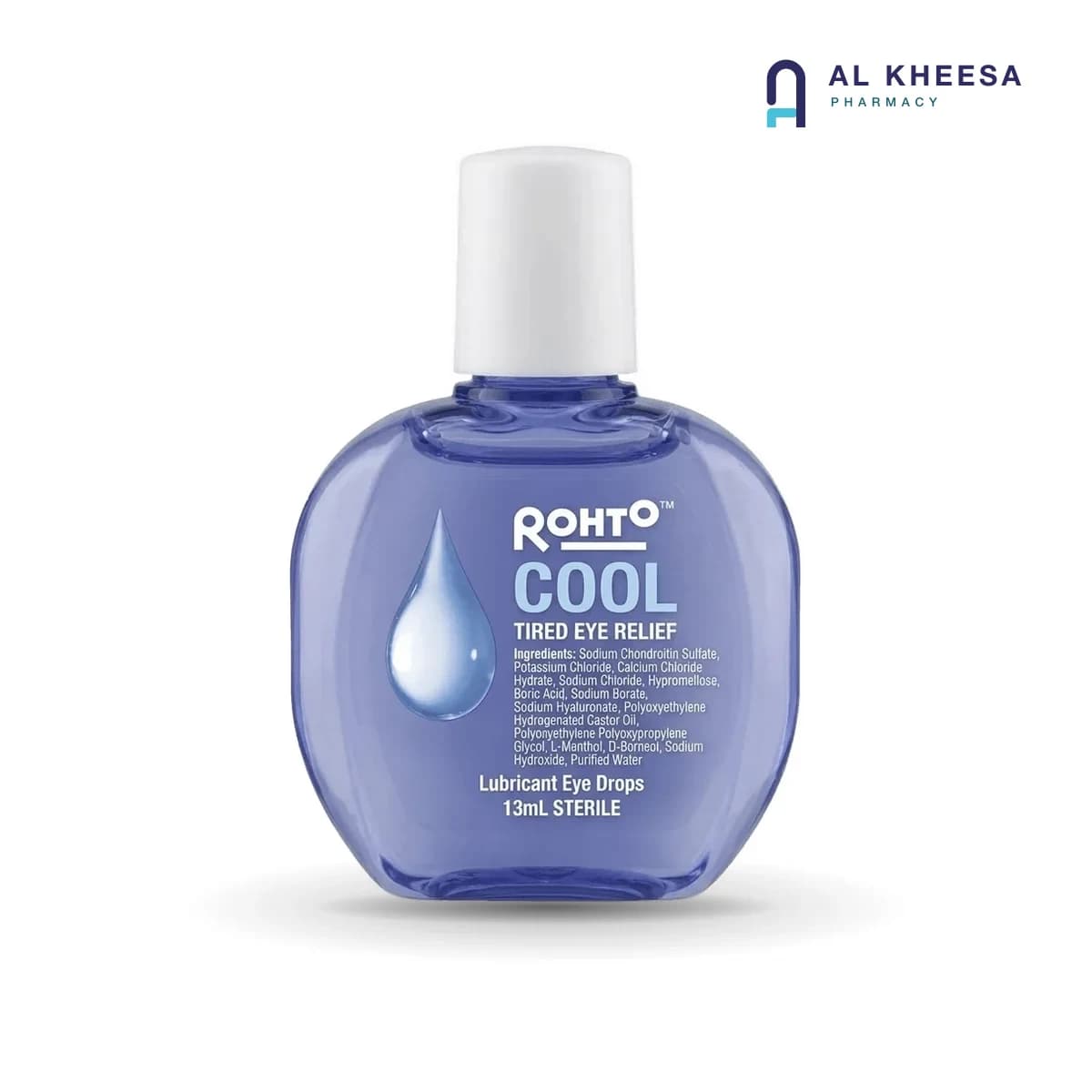 Rohto Cool Eye Drops 13ml – Cooling & Refreshing Relief for Tired Eyes