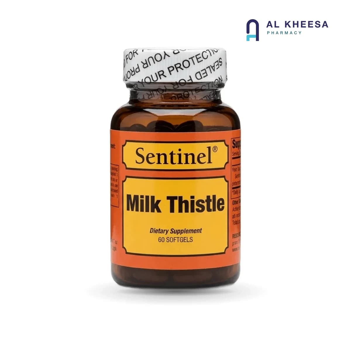 Sentinel Milk Thistle 60 Capsules – Liver Support & Detox Supplement