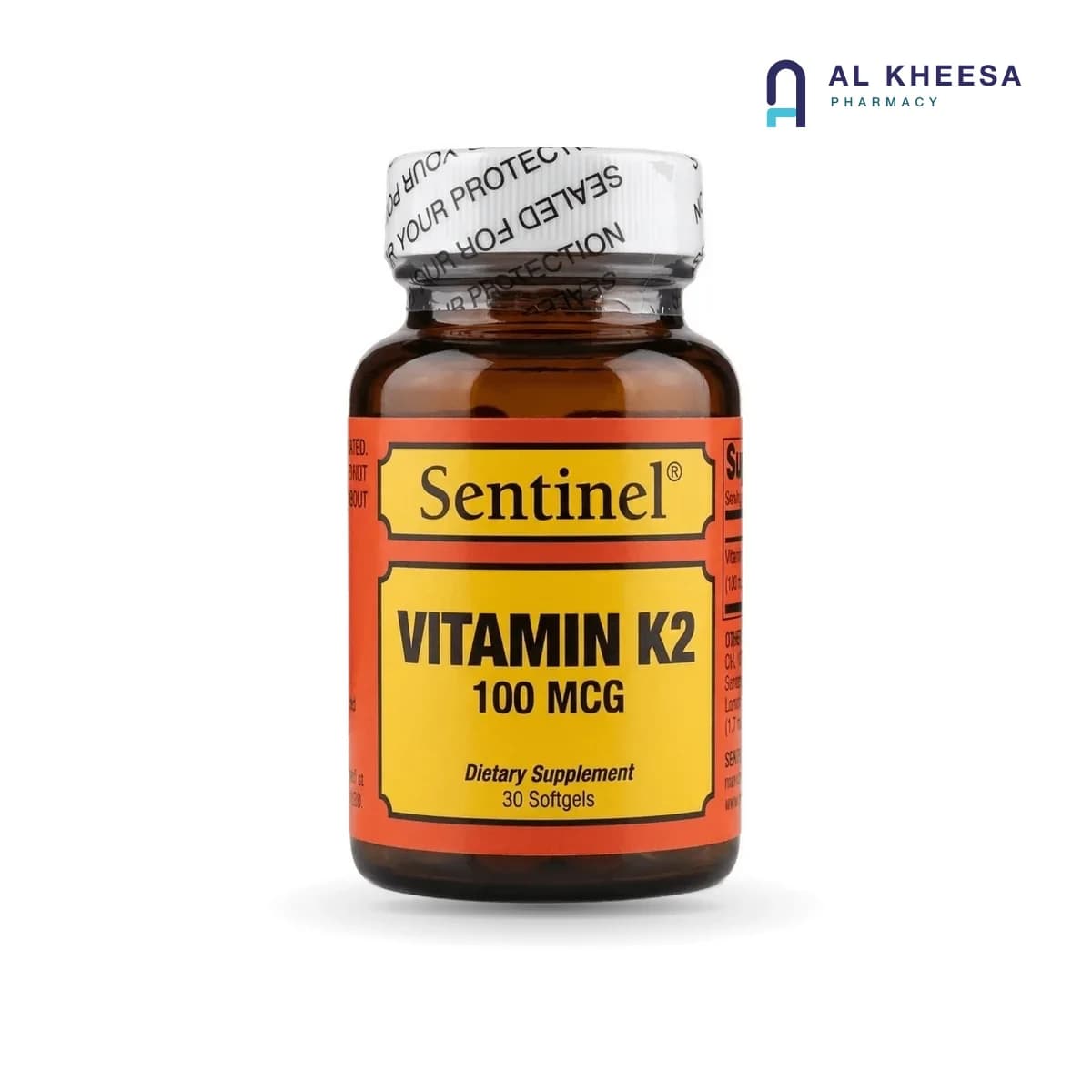 Sentinel Vitamin K2 100 mcg Tablets – Bone & Cardiovascular Health Support