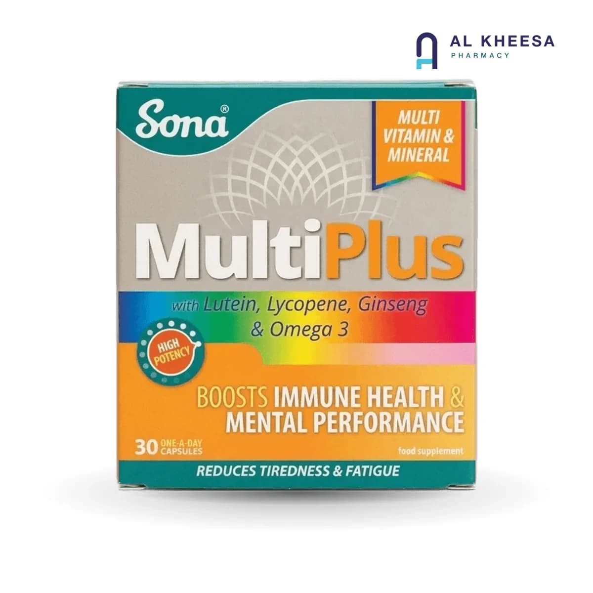 Sona MultiPlus Multivitamin Capsules – Daily Nutritional Support – 30 Capsules
