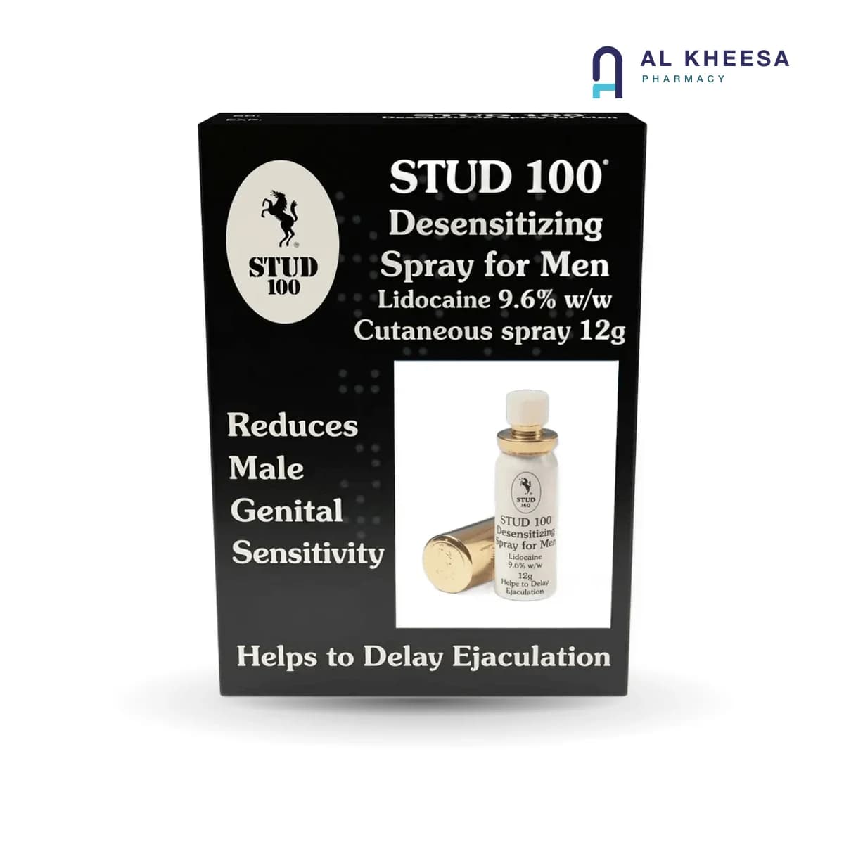 Stud 100 Desensitizing Spray 12g – Fast-Acting Delay Spray for Men