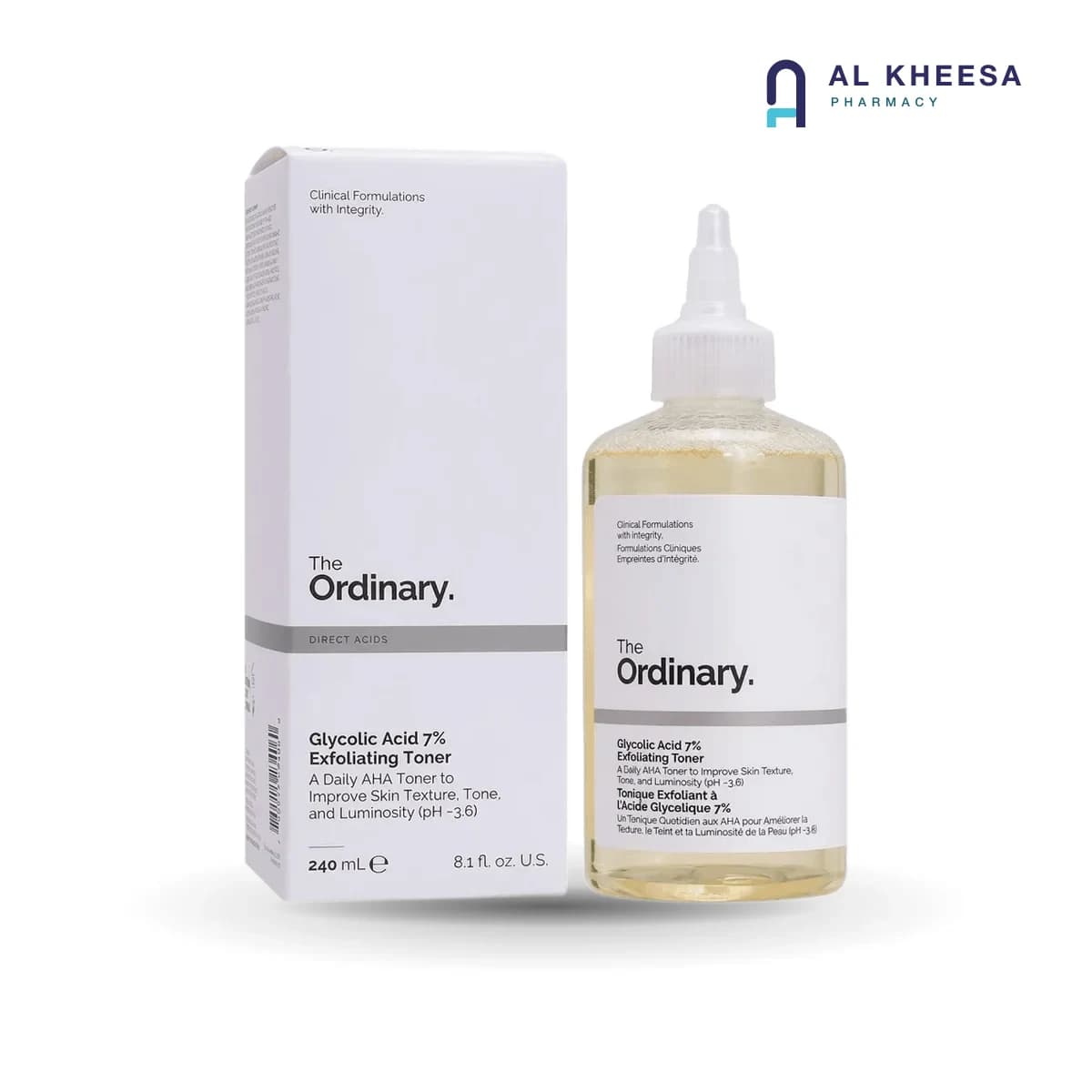 The Ordinary Glycolic Acid 7% Exfoliating Toner 240ml