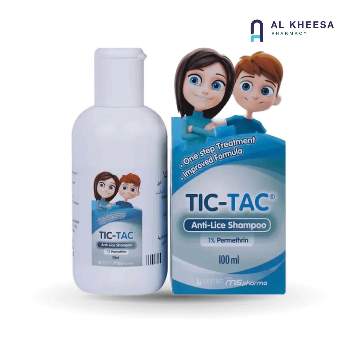 Tic-Tac Anti-Lice Shampoo – 100 ml, Effective Lice & Nit Removal