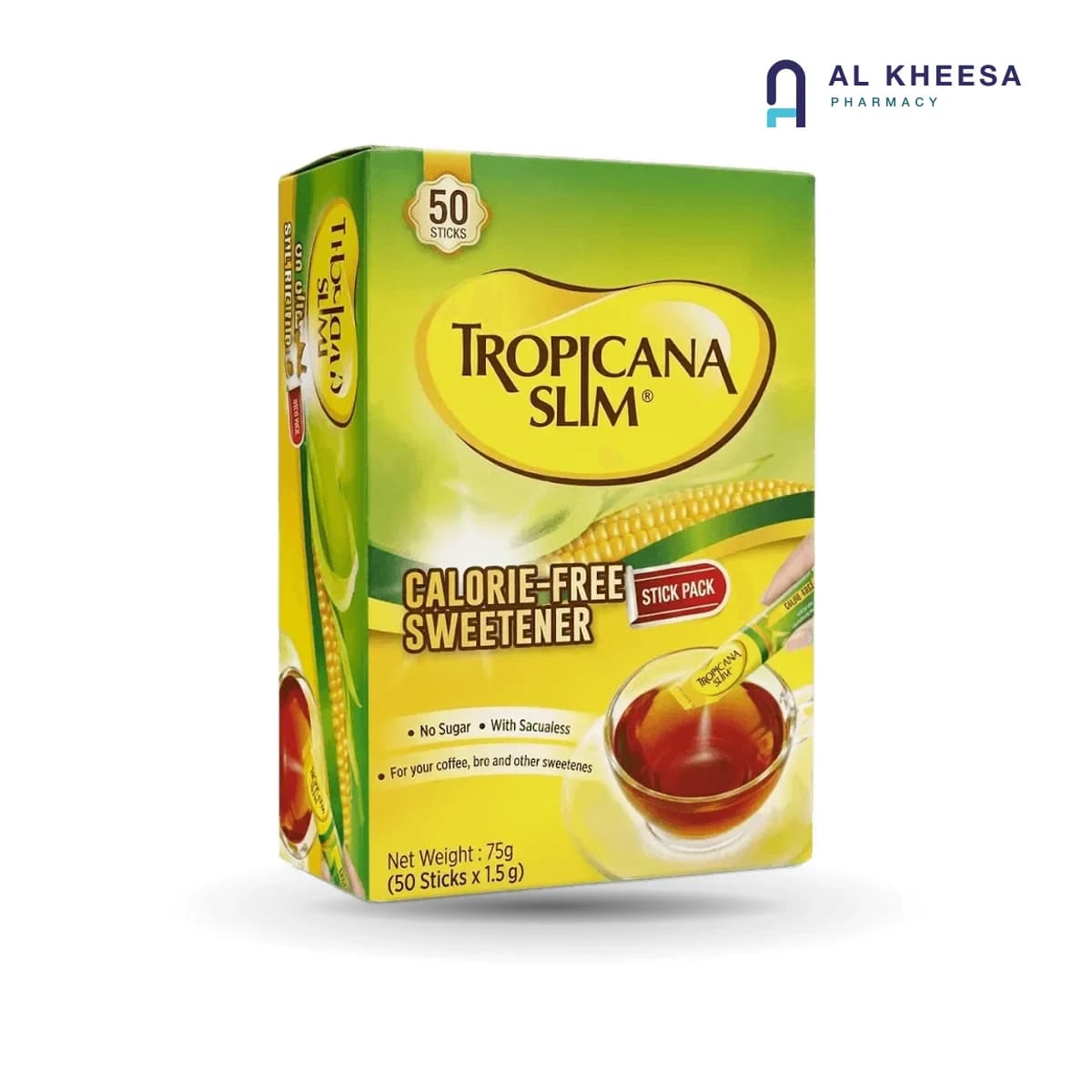Tropicana Slim Zero Calorie Sweetener Sticks – 50 Sachets