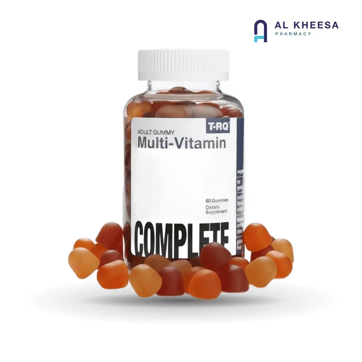 TRQ Adult Multivitamin Gummies 60’s – Daily Complete Nutritional Support