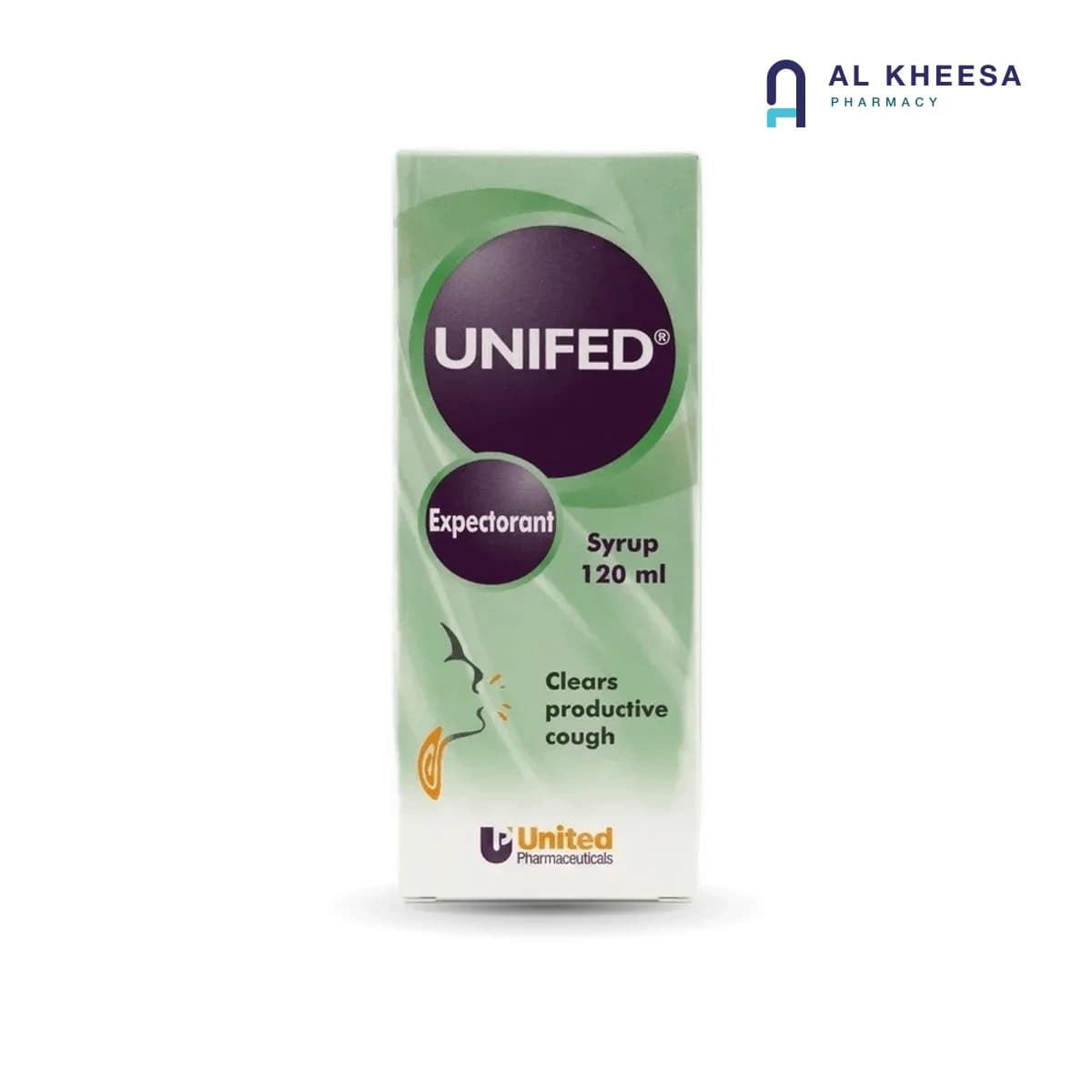 Unifed Expectorant Syrup 120 ml – Mucus Relief & Chest Congestion Support