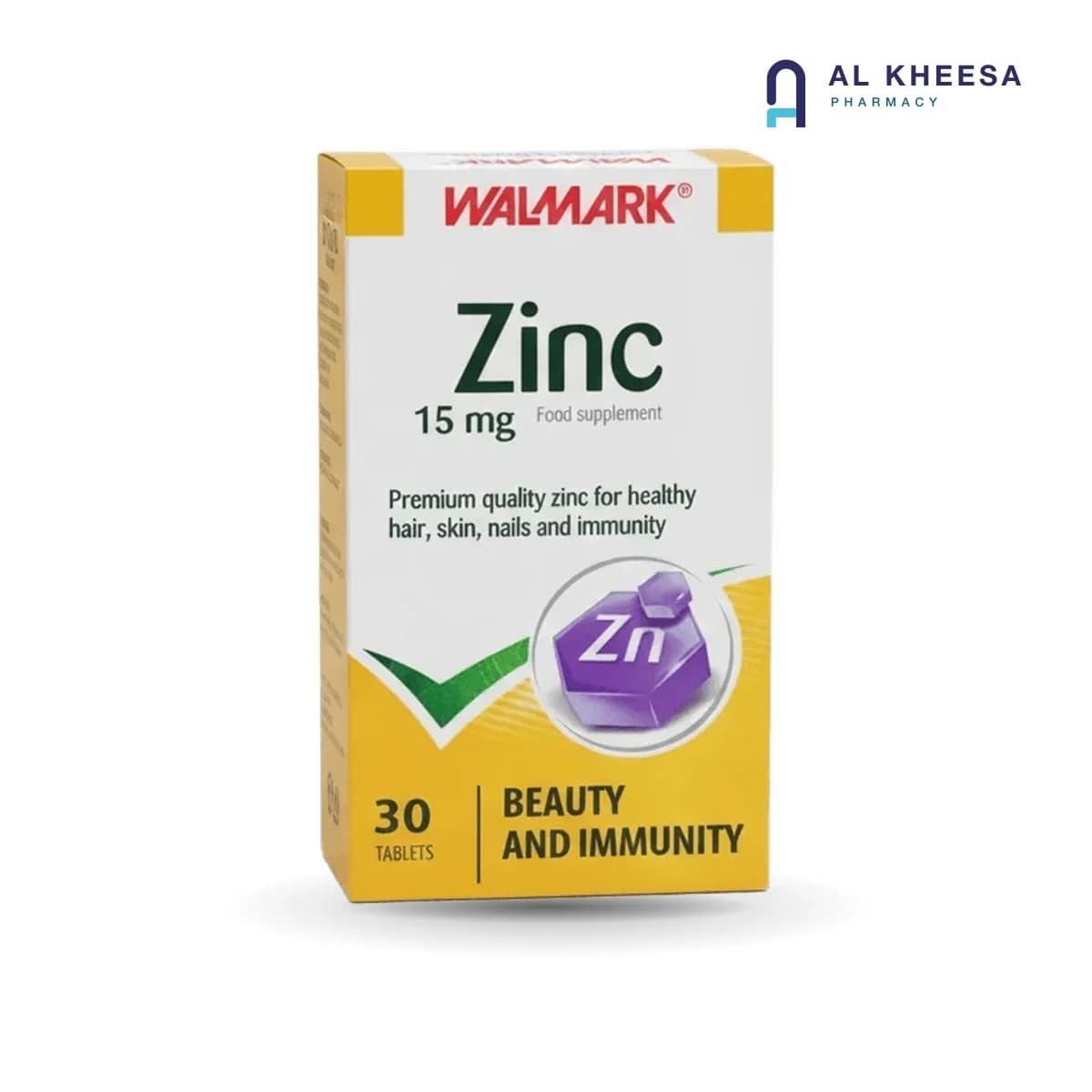 Walmark Zinc 15 mg Tablets – 30 Tablets
