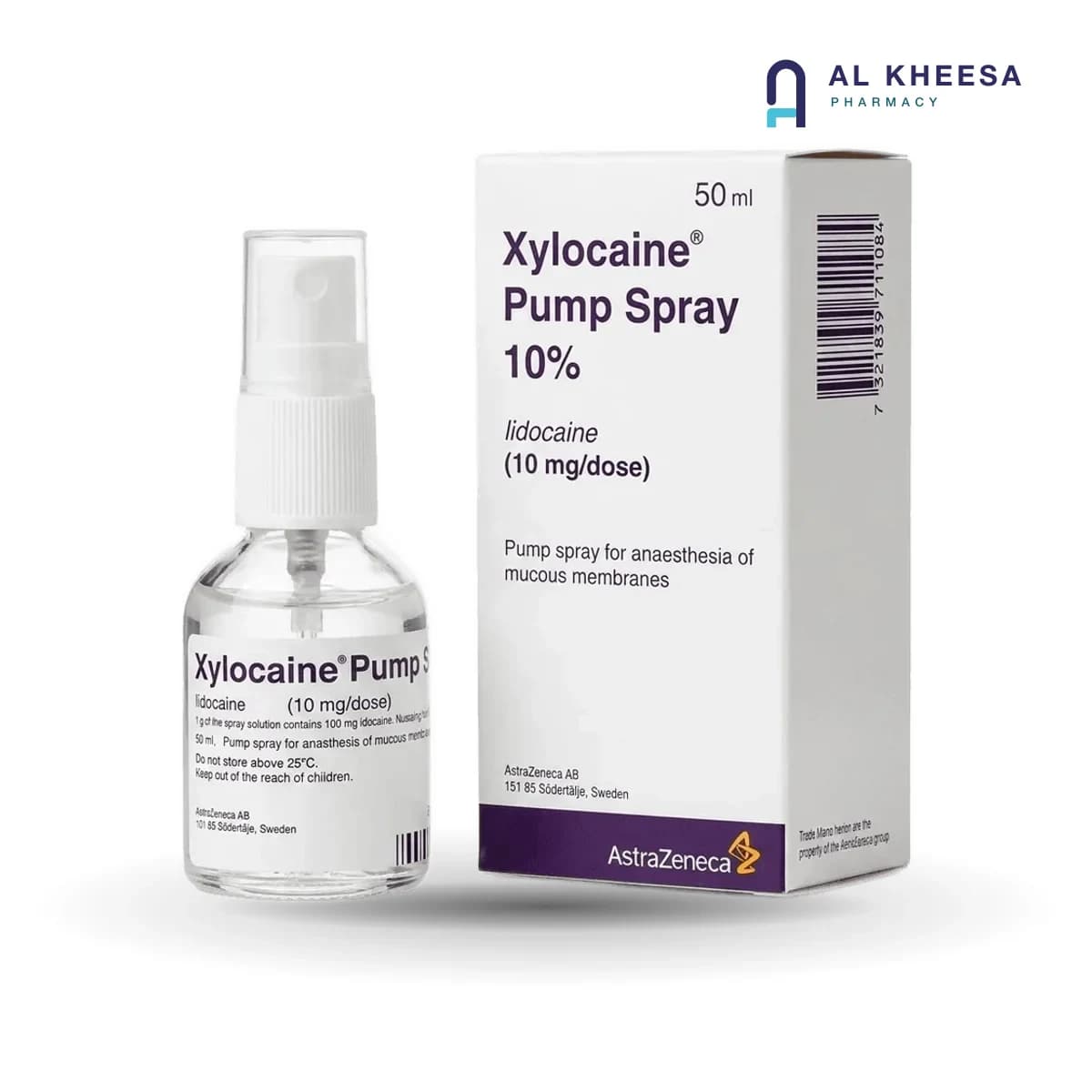 Xylocaine 10% Lidocaine Pump Spray – Topical Local Anesthetic – 50 ml