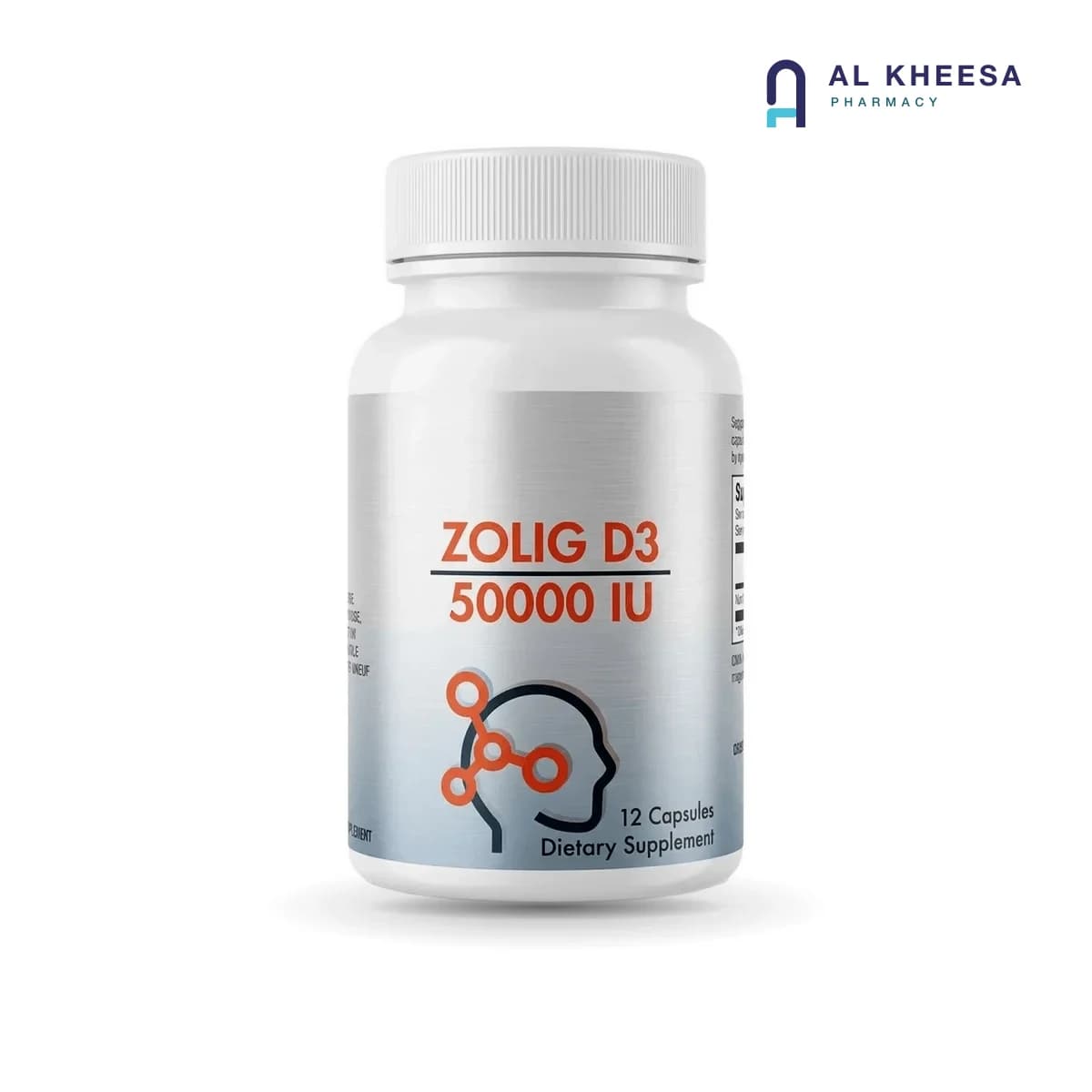 Zolig D3 Vitamin D3 Tablets – Bone and Immune Support, 12 Tablets