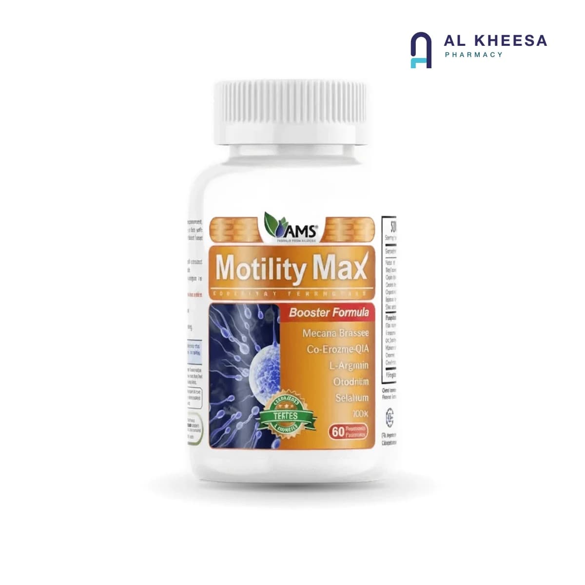America Medica Science Motility Max Male Fertility Support Capsules – 60 Capsules