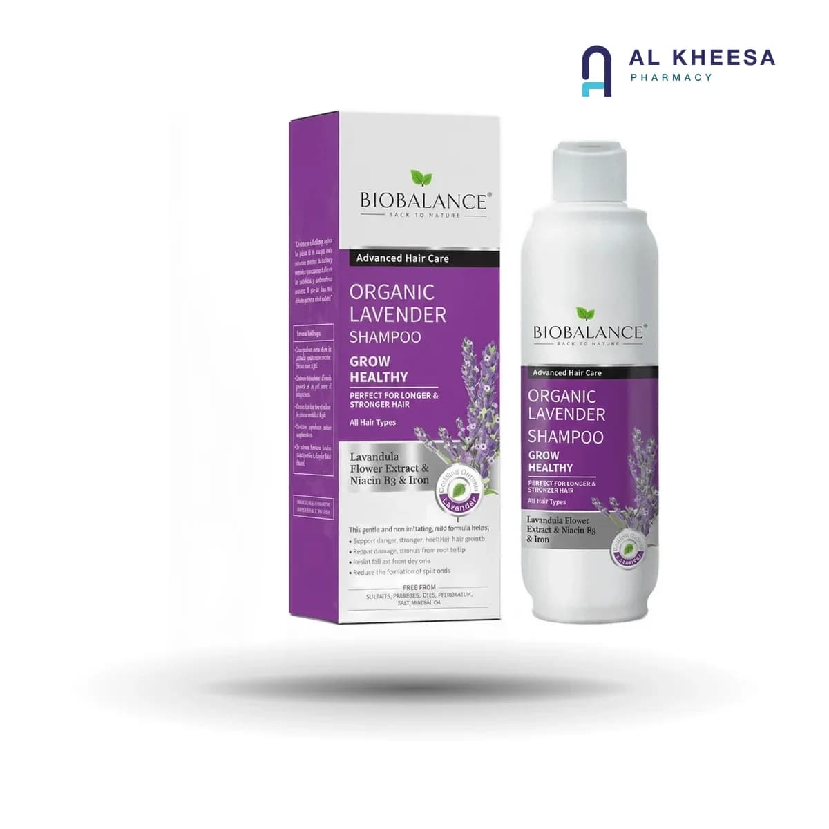 Biobalance Organic Lavender Shampoo 330ml – Calming & Nourishing Daily Hair Cleanser