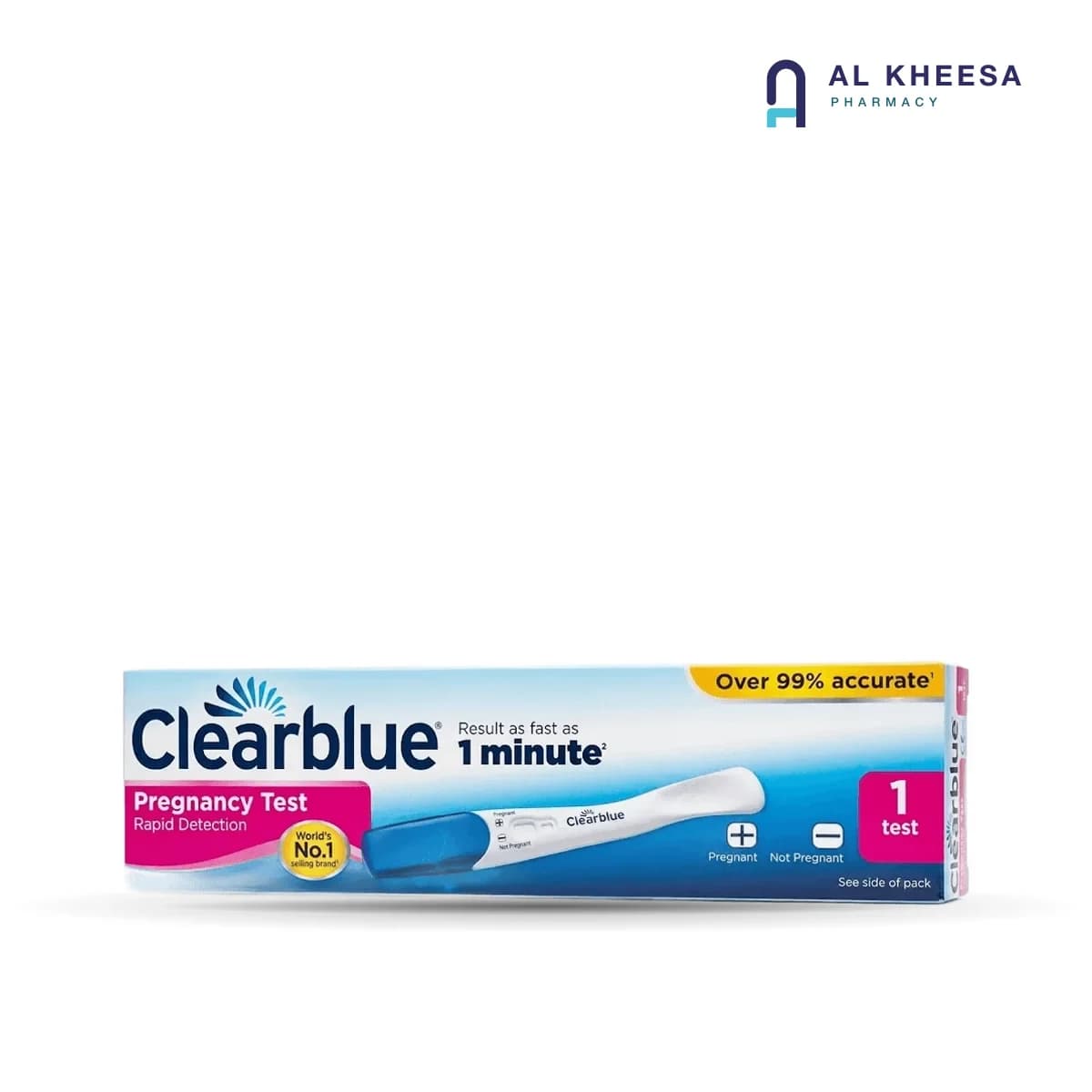 Clearblue Pregnancy Test 1 Minute Rapid Detection 1s – Fast & Accurate Home hCG Test