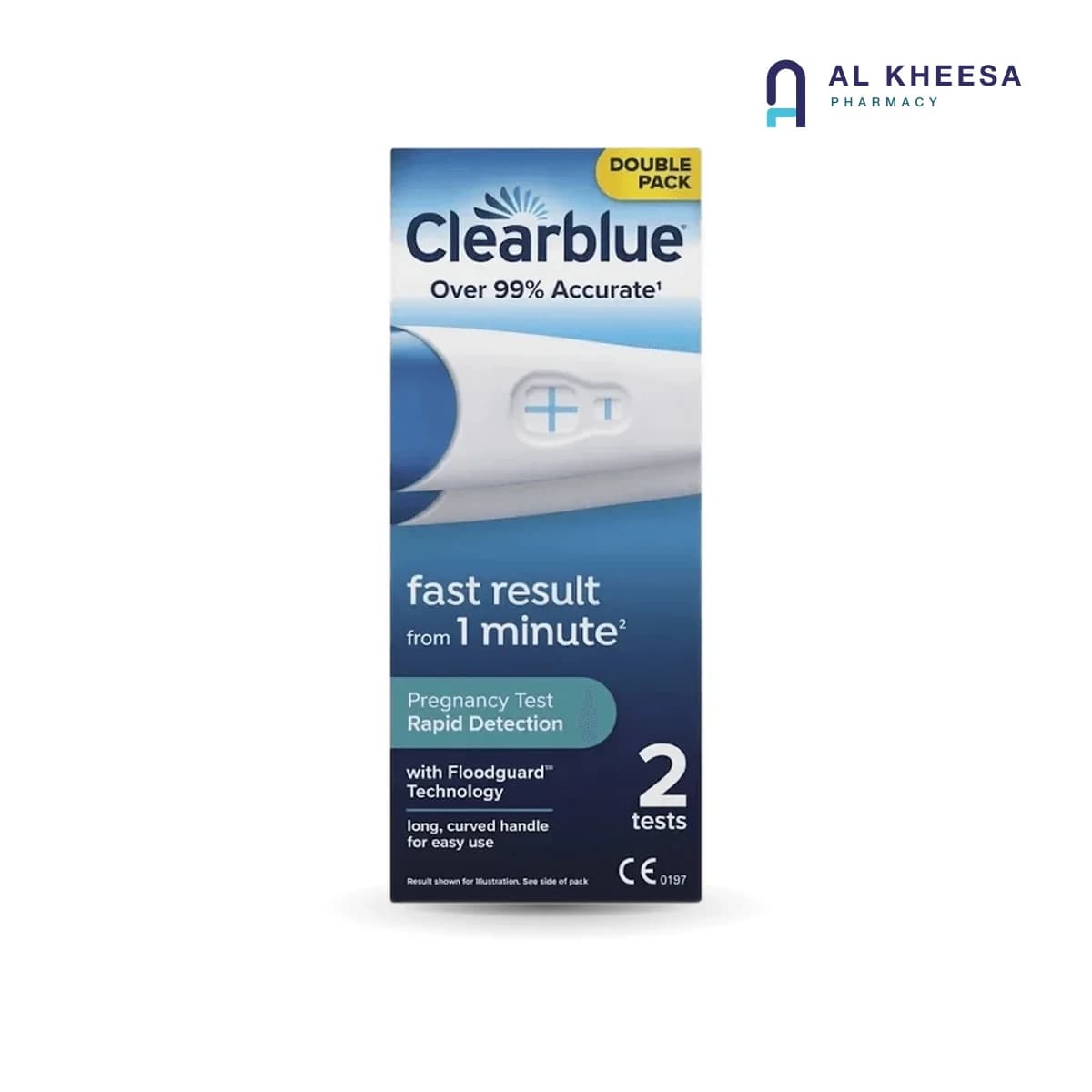 Clearblue Pregnancy Test 1 Minute Rapid Detection 2s – Fast & Accurate Home hCG Test