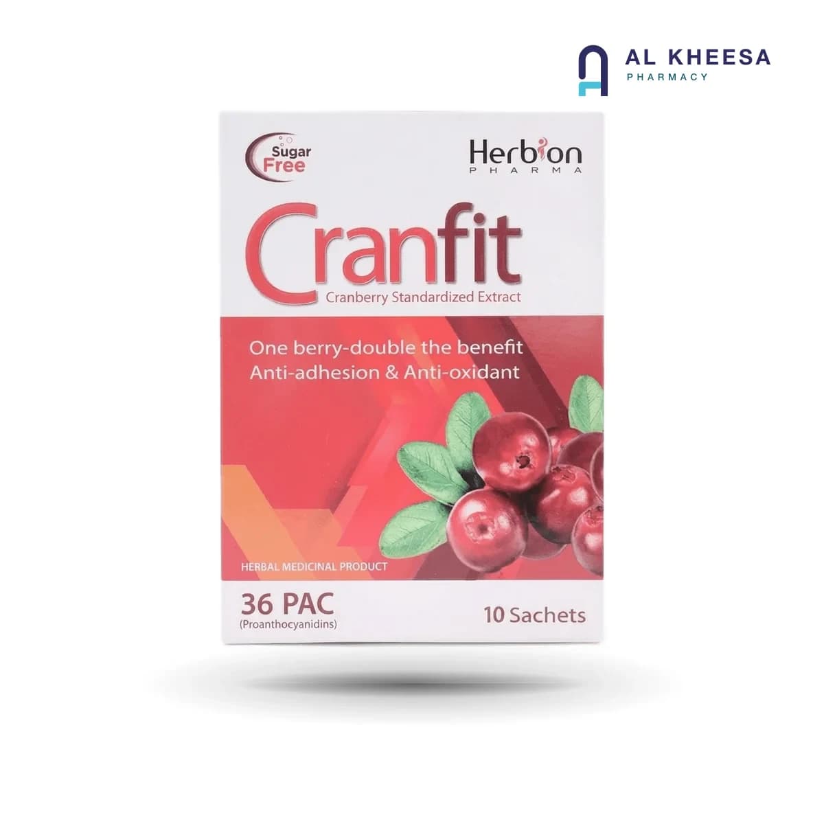 Cranfit Sugar Free Cranberry Sachets – Urinary Tract Support Supplement – 10 Sachets