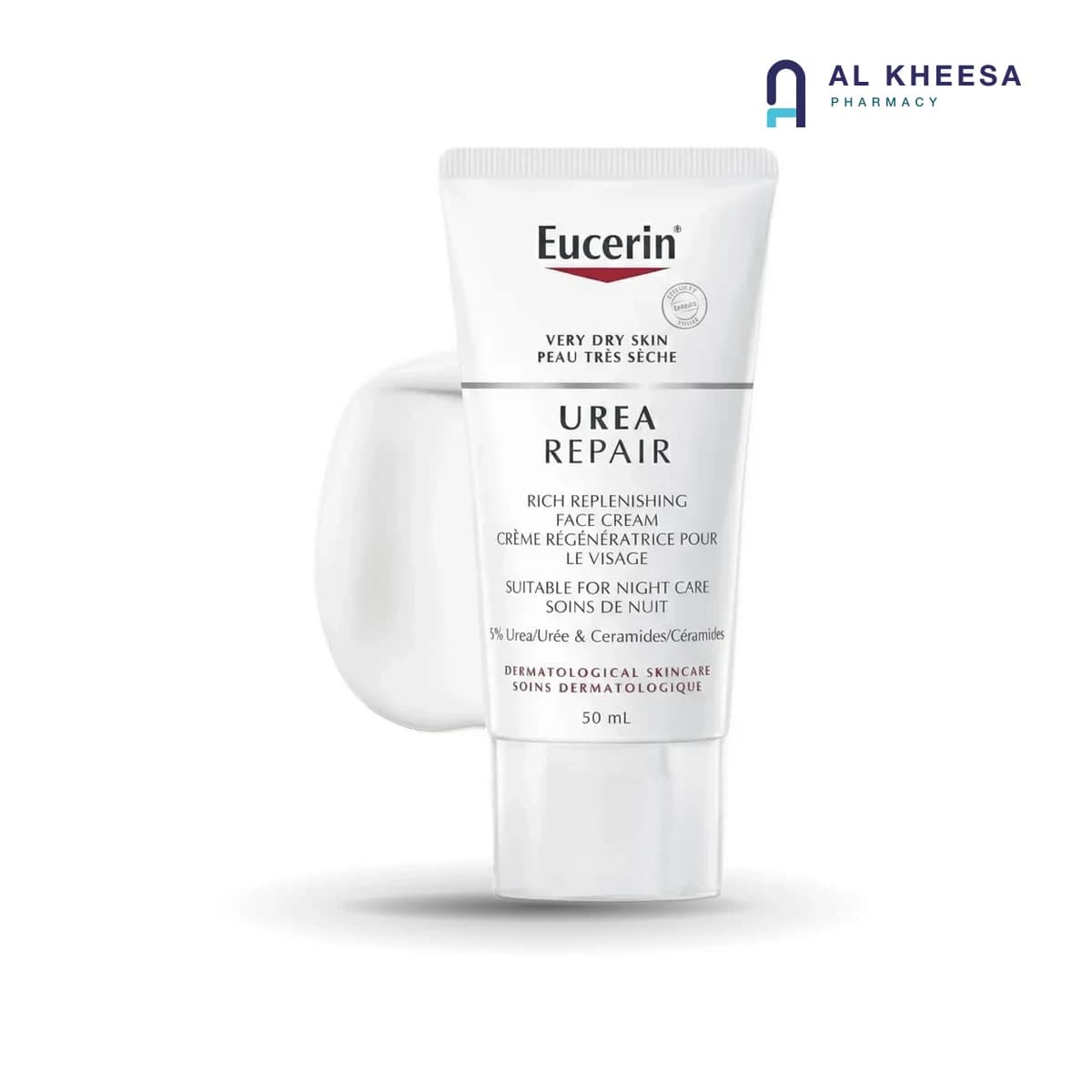 Eucerin 5% Urea Face Cream – Intensive Moisturizing & Skin Smoothing 50ml (#63326)