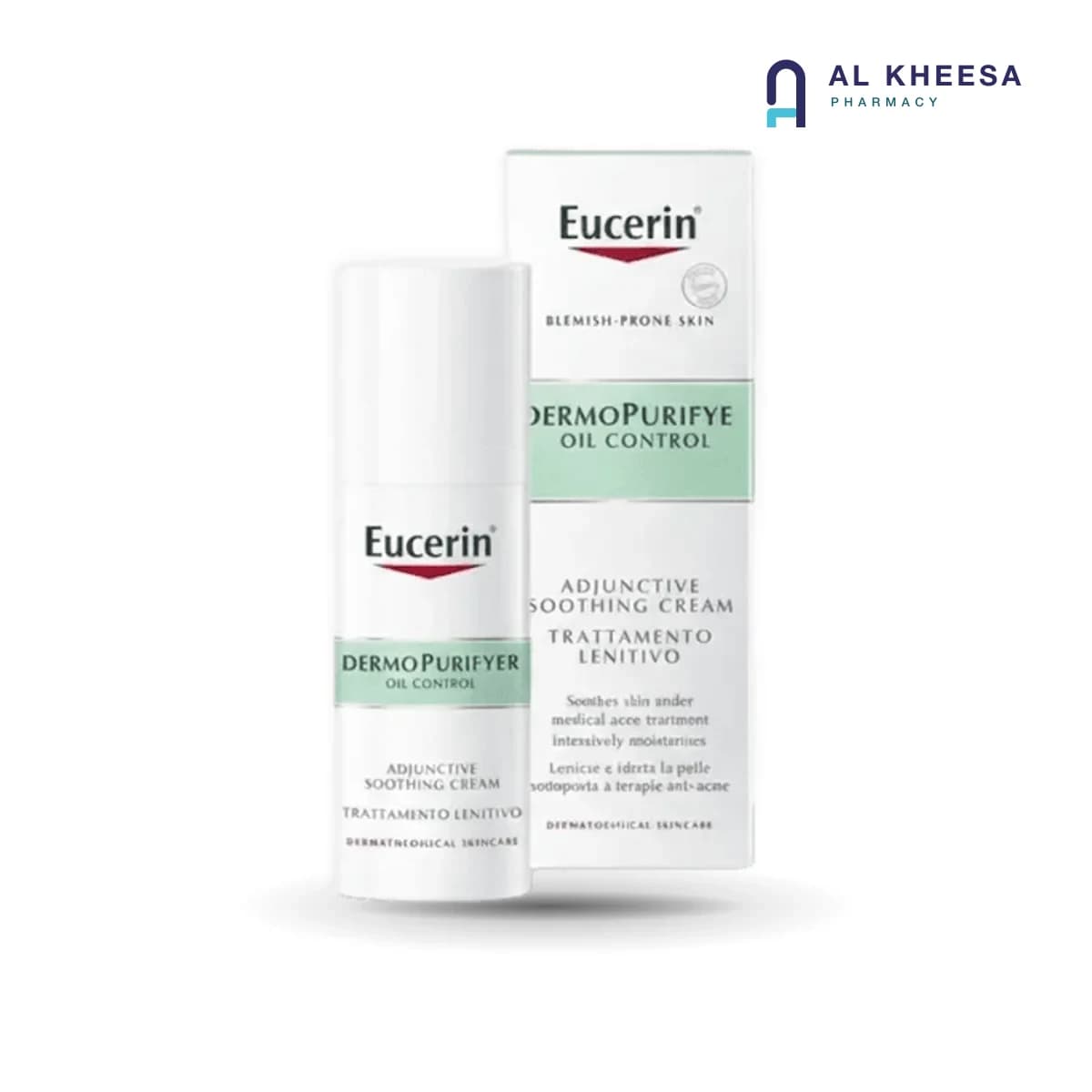 Eucerin DermoPurifyer Oil Control Adjunct Soothing Cream – Acne-Prone Skin Care 50ml