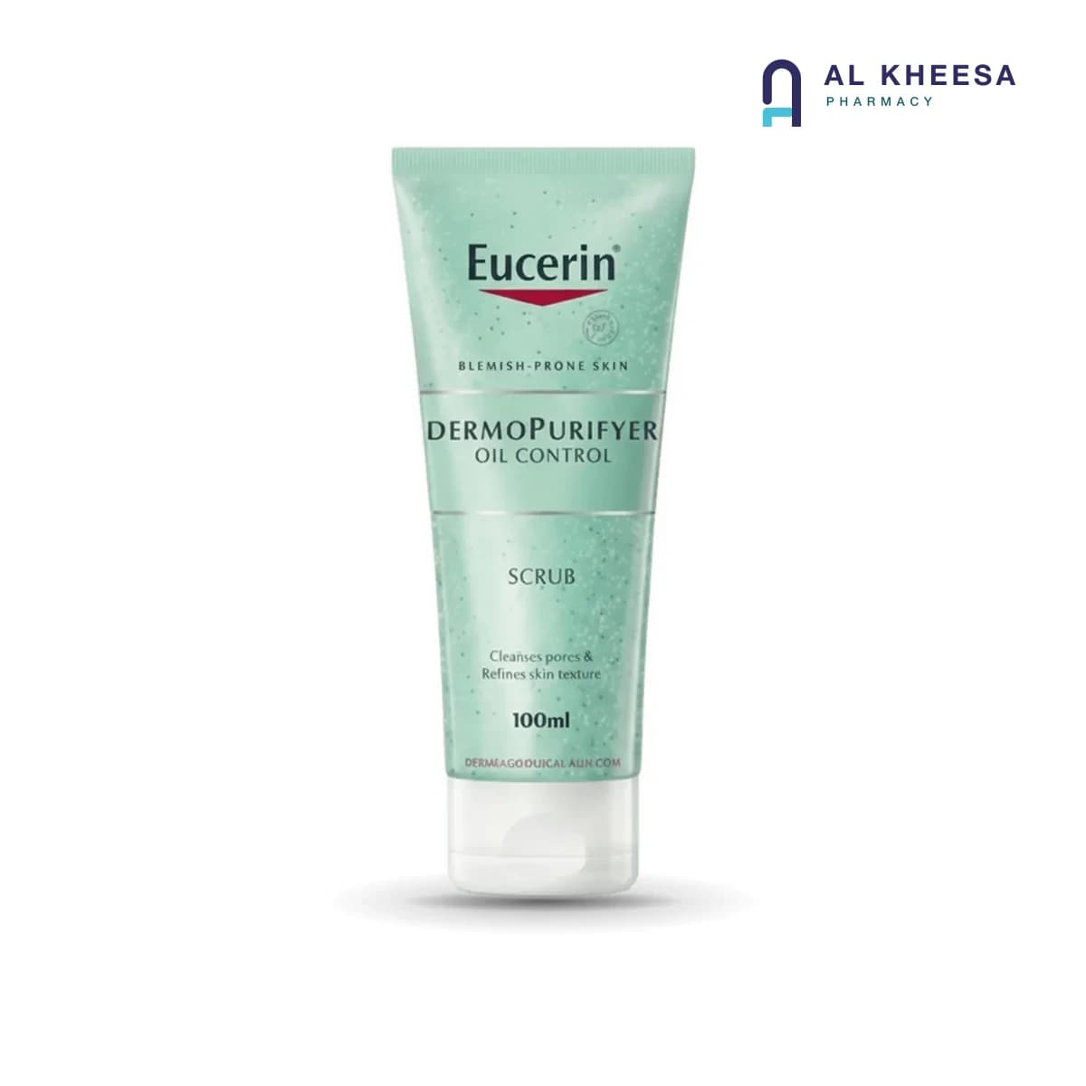 Eucerin DermoPurifyer Oil Control Scrub 100ml – Deep Cleansing Exfoliating Scrub for Oily & Acne-Prone Skin