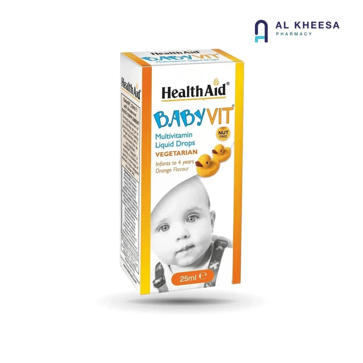 Health Aid Baby Vitamin Liquid Drops 25ml – Daily Vitamin Supplement for Infants and Babies