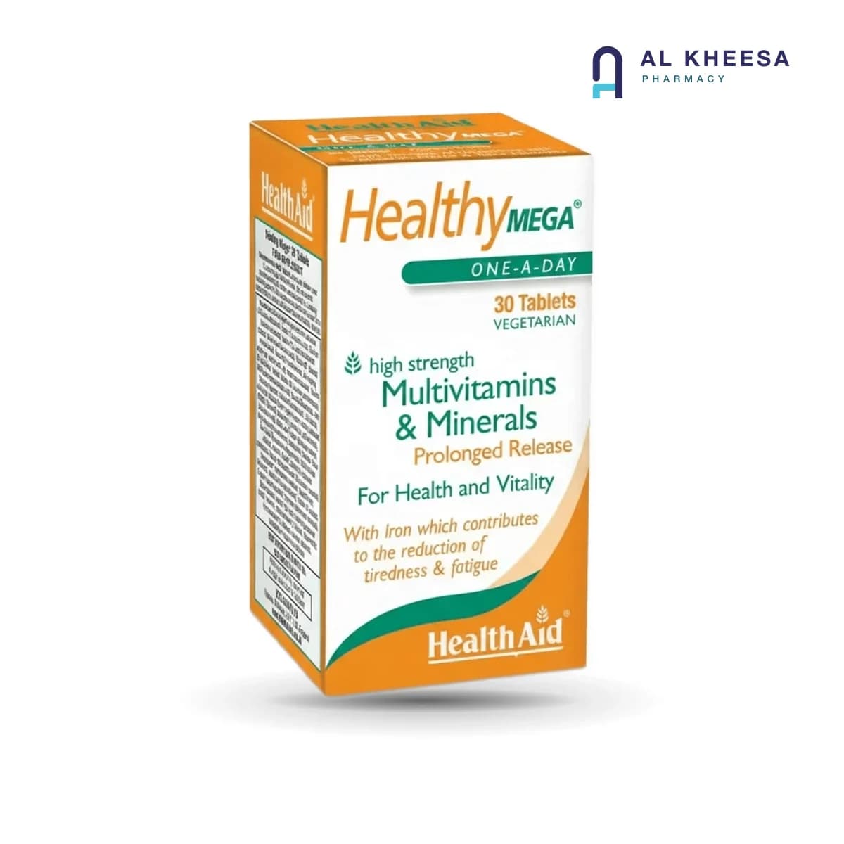 Health Aid Healthy Mega Multivitamin & Mineral Tablets – Complete Daily Nutrition – 30 Tablets
