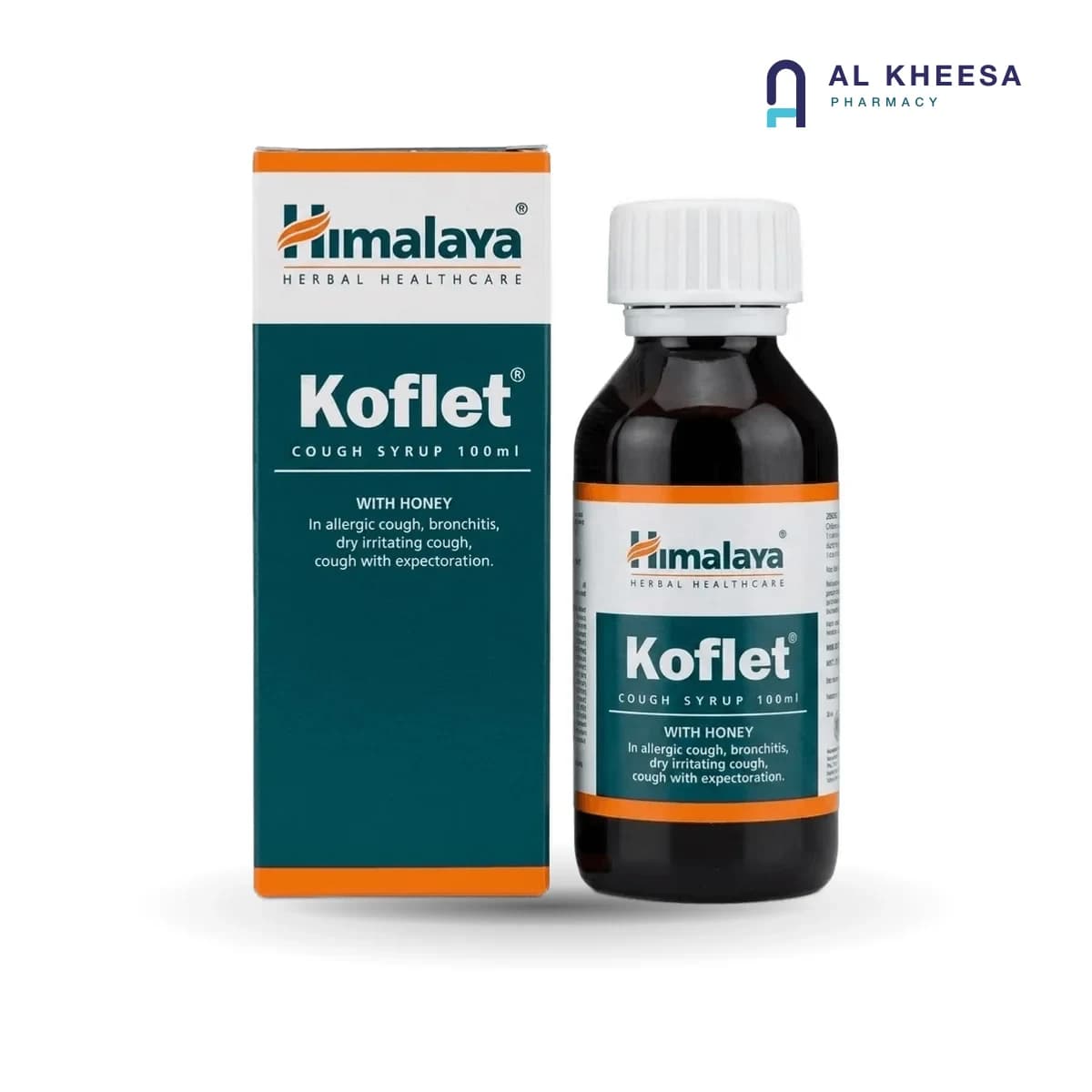 Himalaya Koflet Herbal Cough Syrup 100 ml – Natural Relief for Dry & Productive Cough
