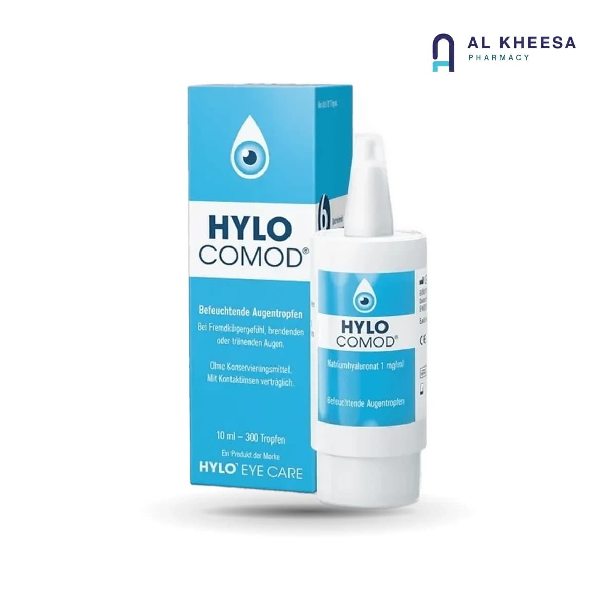Hylo Comod Eye Drops 10ml – Preservative-Free Lubricating & Moisturizing Eye Drops