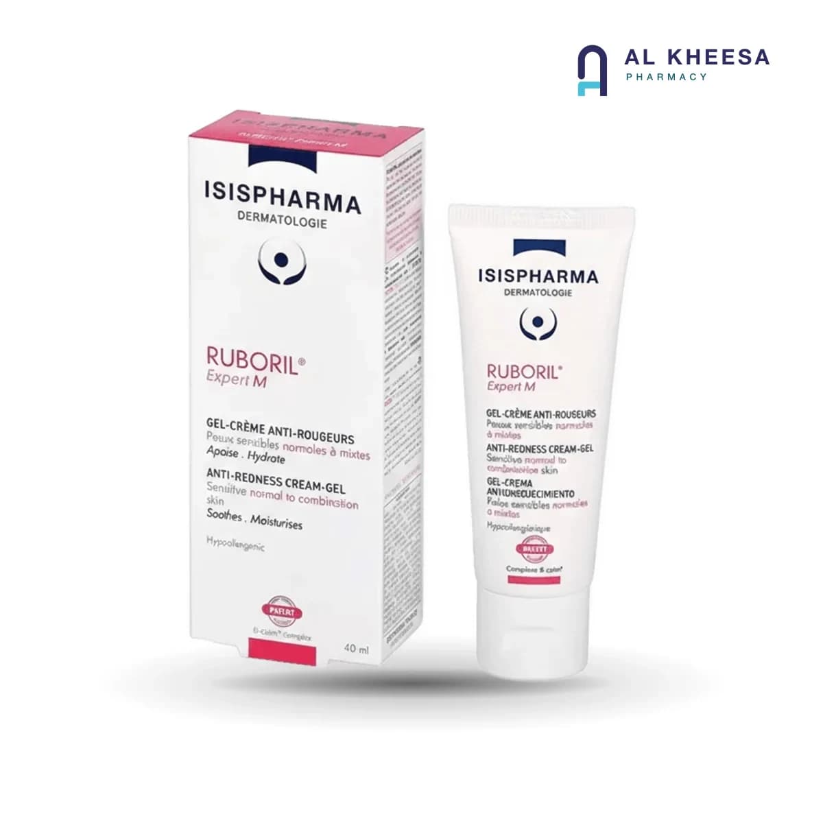 ISISPHARMA Ruboril Expert M Cream – 40ml Soothing Moisturizer for Moderate Redness