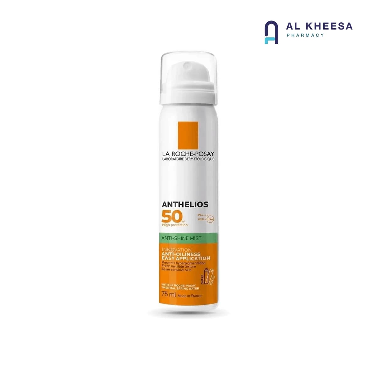La Roche-Posay Anthelios Fresh Invisible Mist SPF 50+ 75ml – High Protection Facial Sunscreen Spray