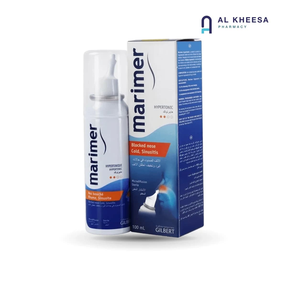 Marimer Isotonic Sea Water Nasal Spray 100ml – Gentle Nasal Cleansing & Hydration Spray