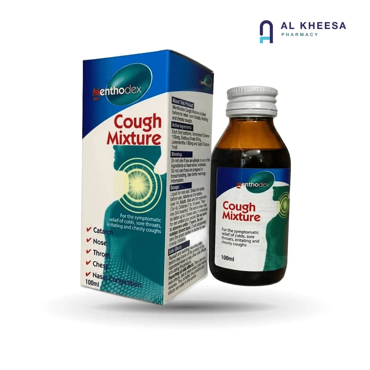Menthodex Cough Mixture 100 ml – Soothing Relief for Cough & Throat Irritation