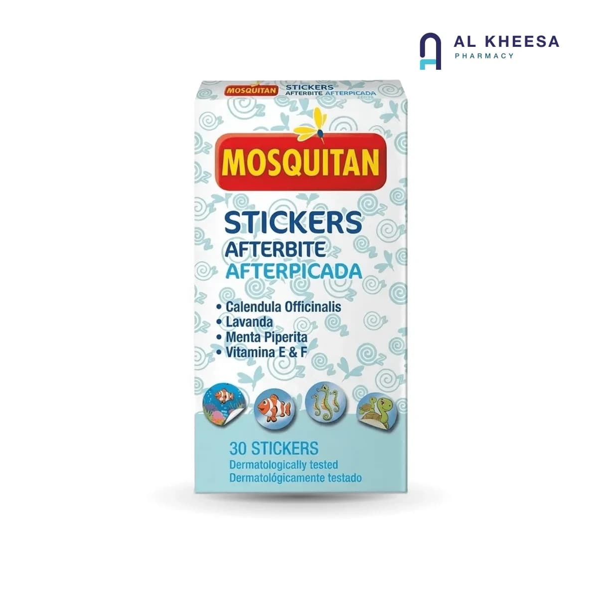 Mosquitan After Bite Relief Stickers – 30 Count Soothing Anti-Itch Patches for Mosquito Bites