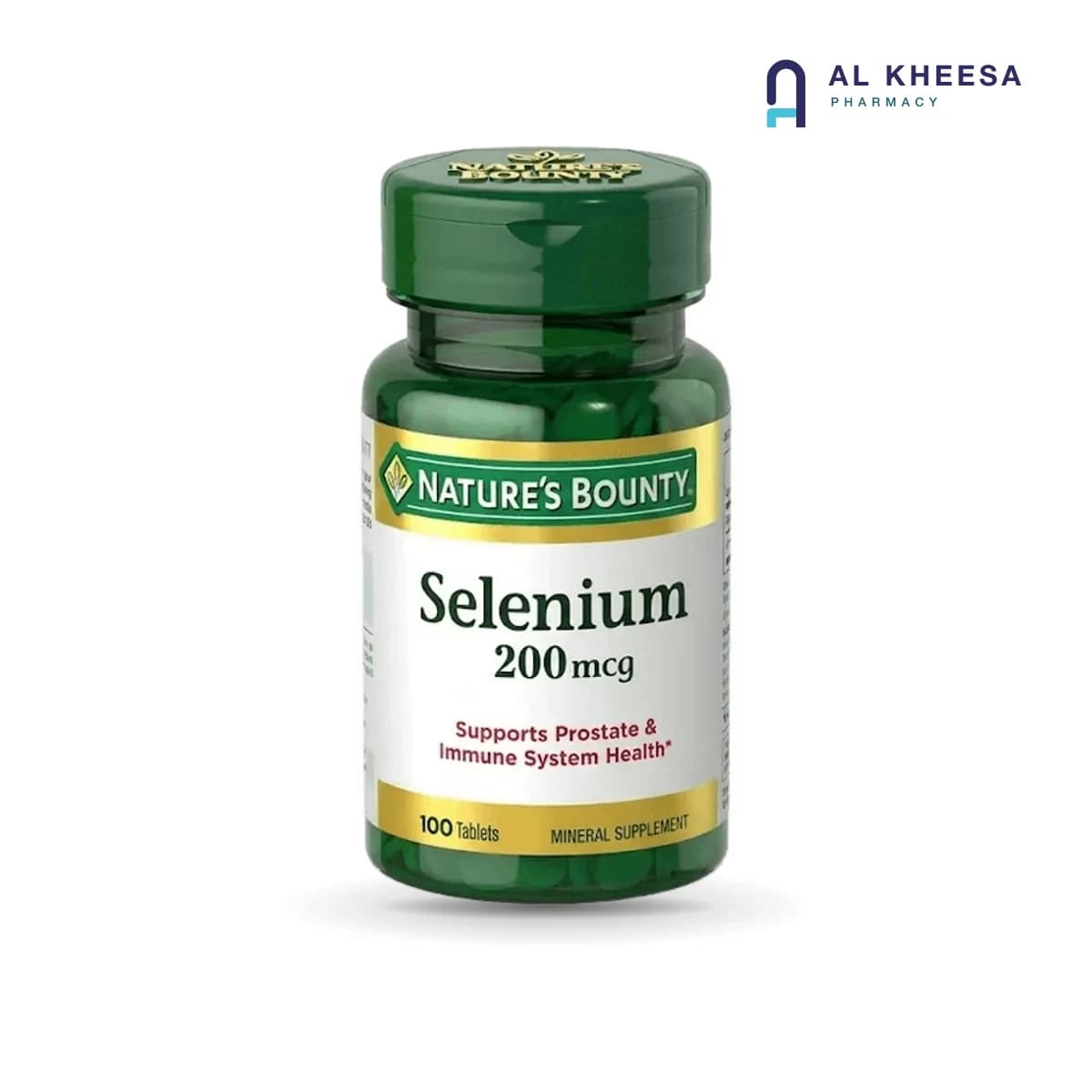 Natures Bounty Selenium 200 mcg Tablets – Antioxidant & Immune Support – 100 Tablets