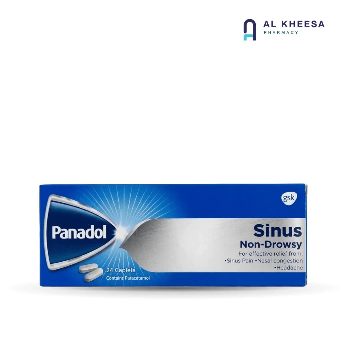Panadol Sinus Tablets 24s – Dual Action Relief for Sinus Pain & Nasal Congestion