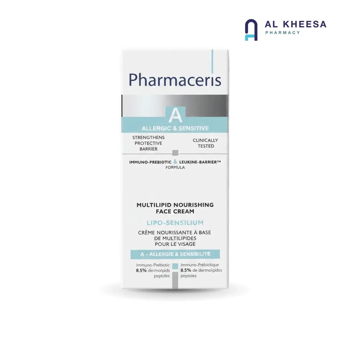 Pharmaceris Lipo-Sensilium Multi-Lipid Nourishing Face Cream 50ml – For Sensitive & Allergy-Prone Skin