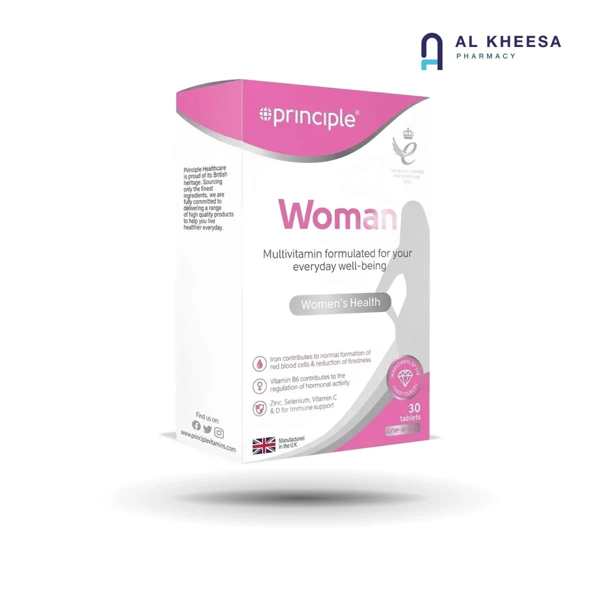 Principle Woman Multivitamin Capsules – Daily Nutritional Support for Women – 30 Capsules