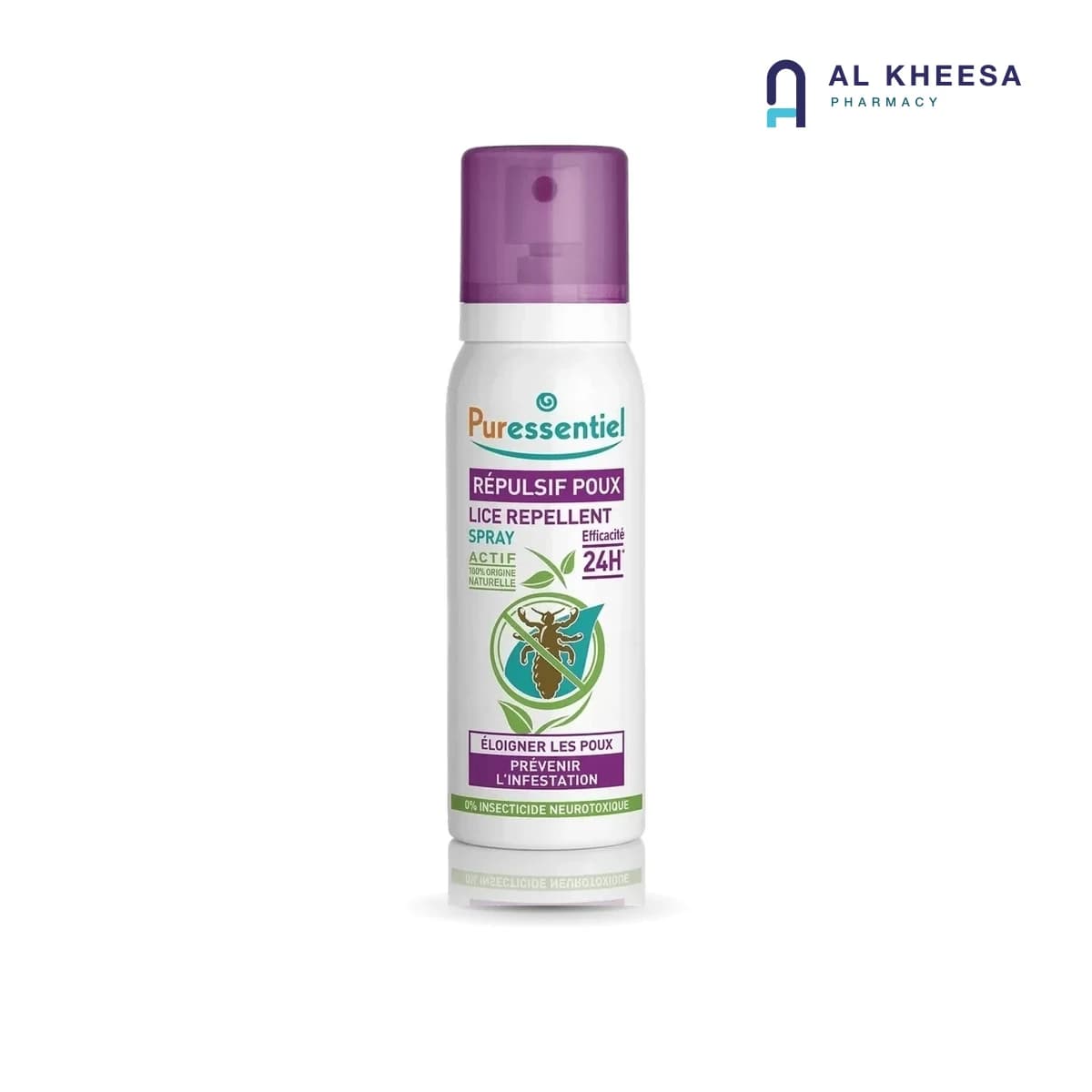 Puressentiel Lice Repellent Spray 75ml – Plant-Based Daily Protection Spray for Hair and Scalp