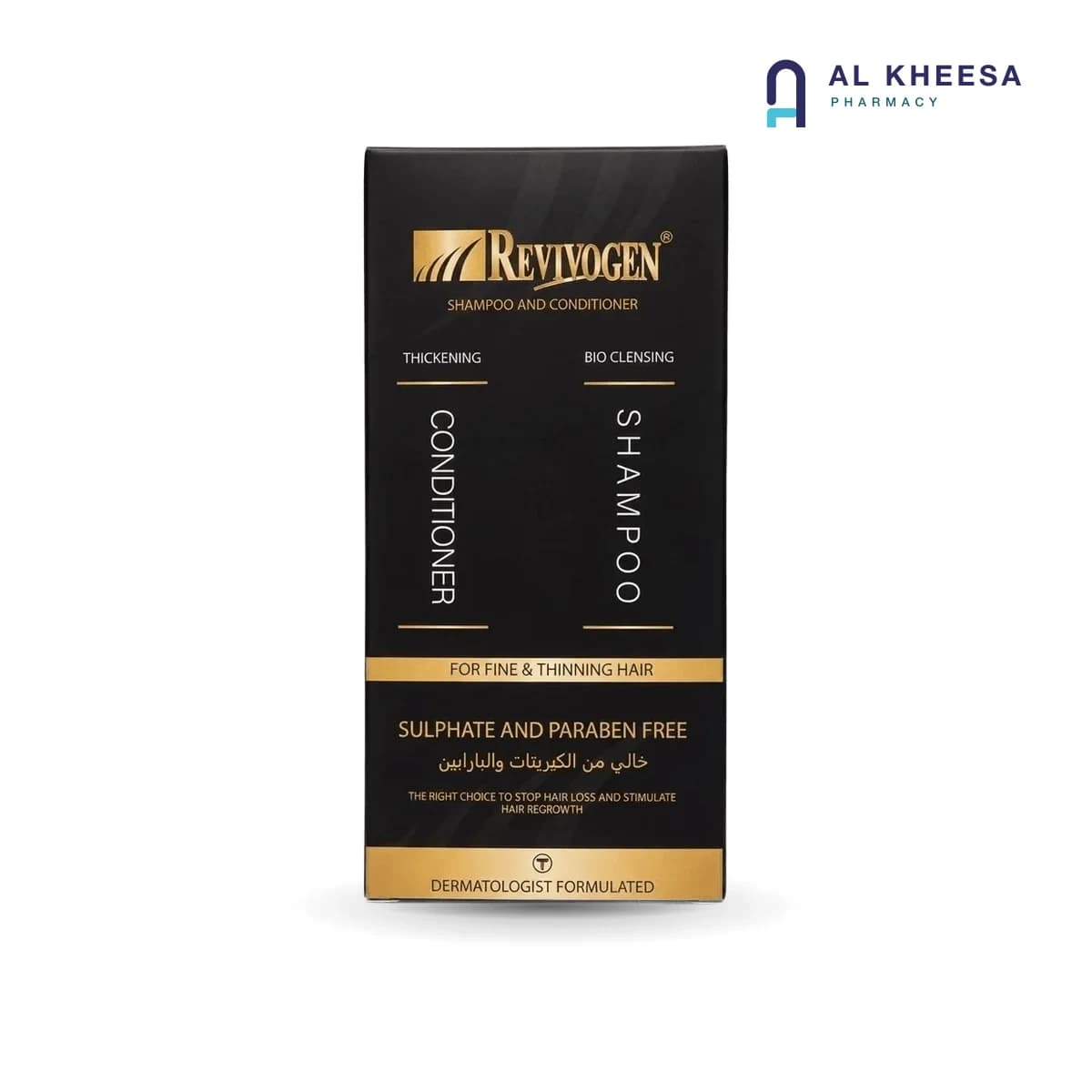 RevivoGen Bio-Cleansing Shampoo & Conditioner Set – Scalp Purifying Hair Care Duo – 360 ml