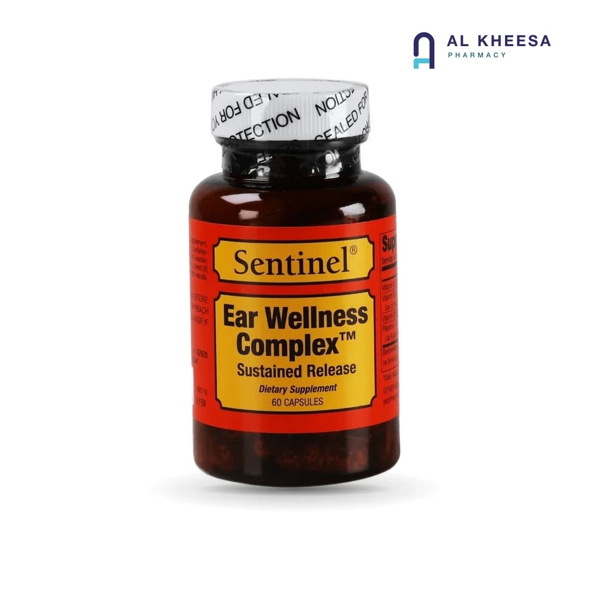 Sentinel Ear Wellness Complex SR Capsules 60 Count – Support for Ear Health & Comfort