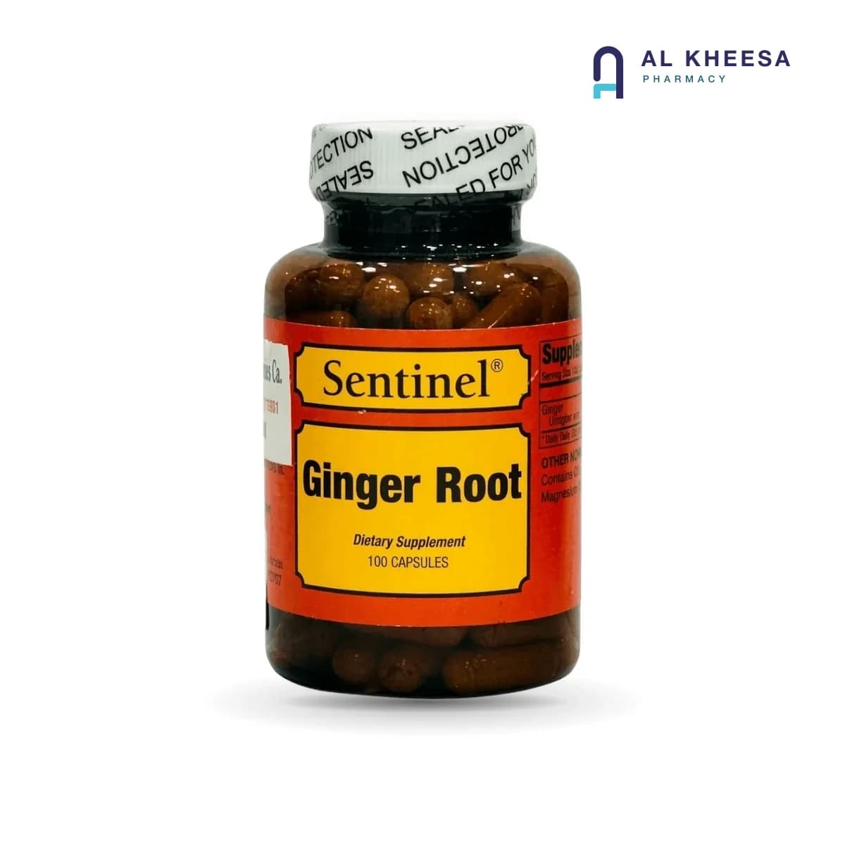 Sentinel Ginger Root Capsules – Natural Digestive & Wellness Support Supplement