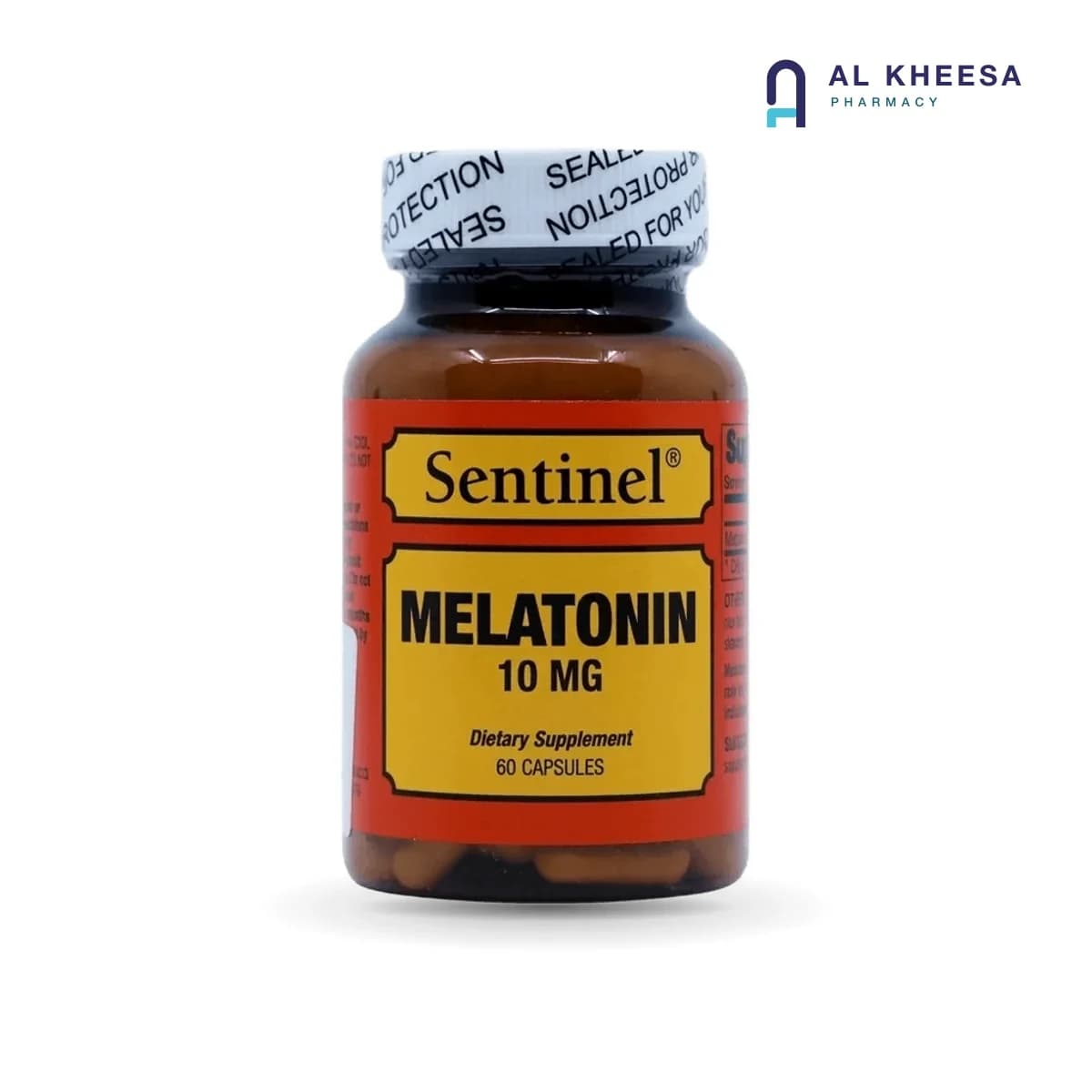 Sentinel Melatonin 10 mg Tablets – Sleep Support Supplement for Restful Night (60 Tablets)